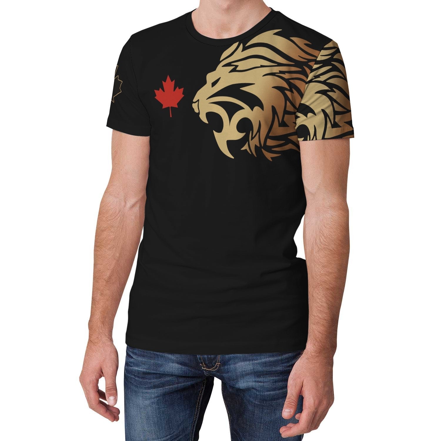 Canada T shirts - Lion Style - Vibe Hoodie Shop