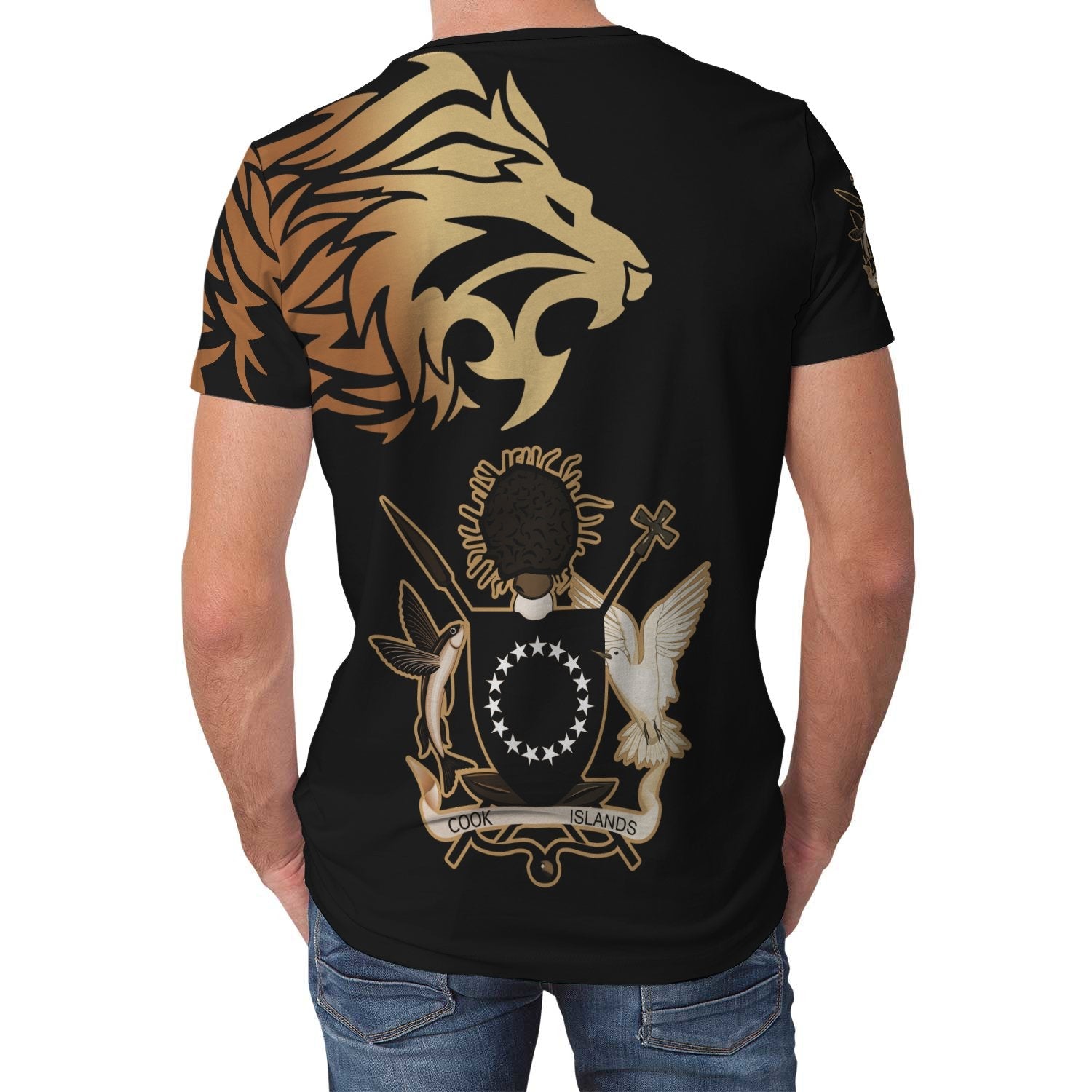 Cook Islands T shirts - Lion Style - Vibe Hoodie Shop