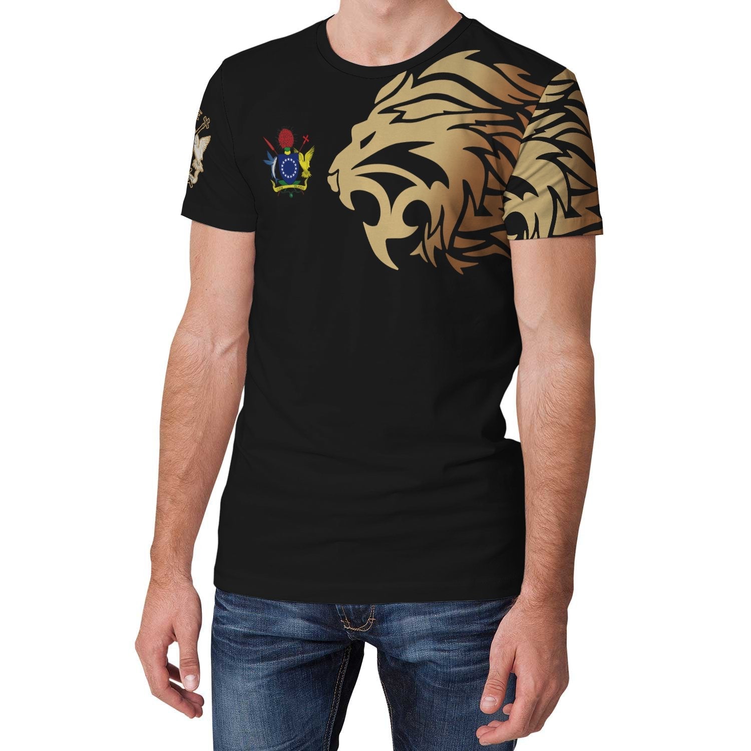 Cook Islands T shirts - Lion Style - Vibe Hoodie Shop