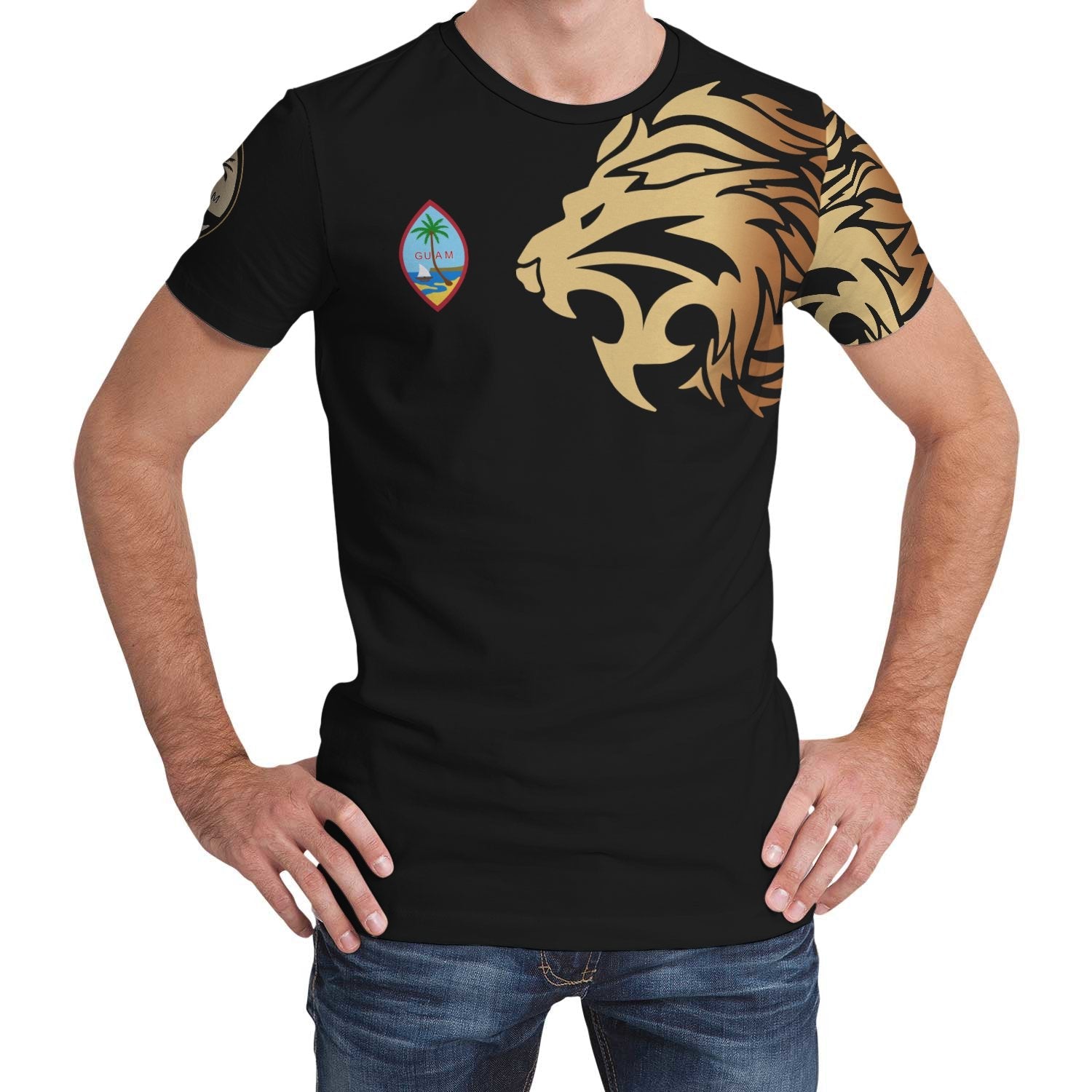 Guam T shirts - Lion Style - Vibe Hoodie Shop