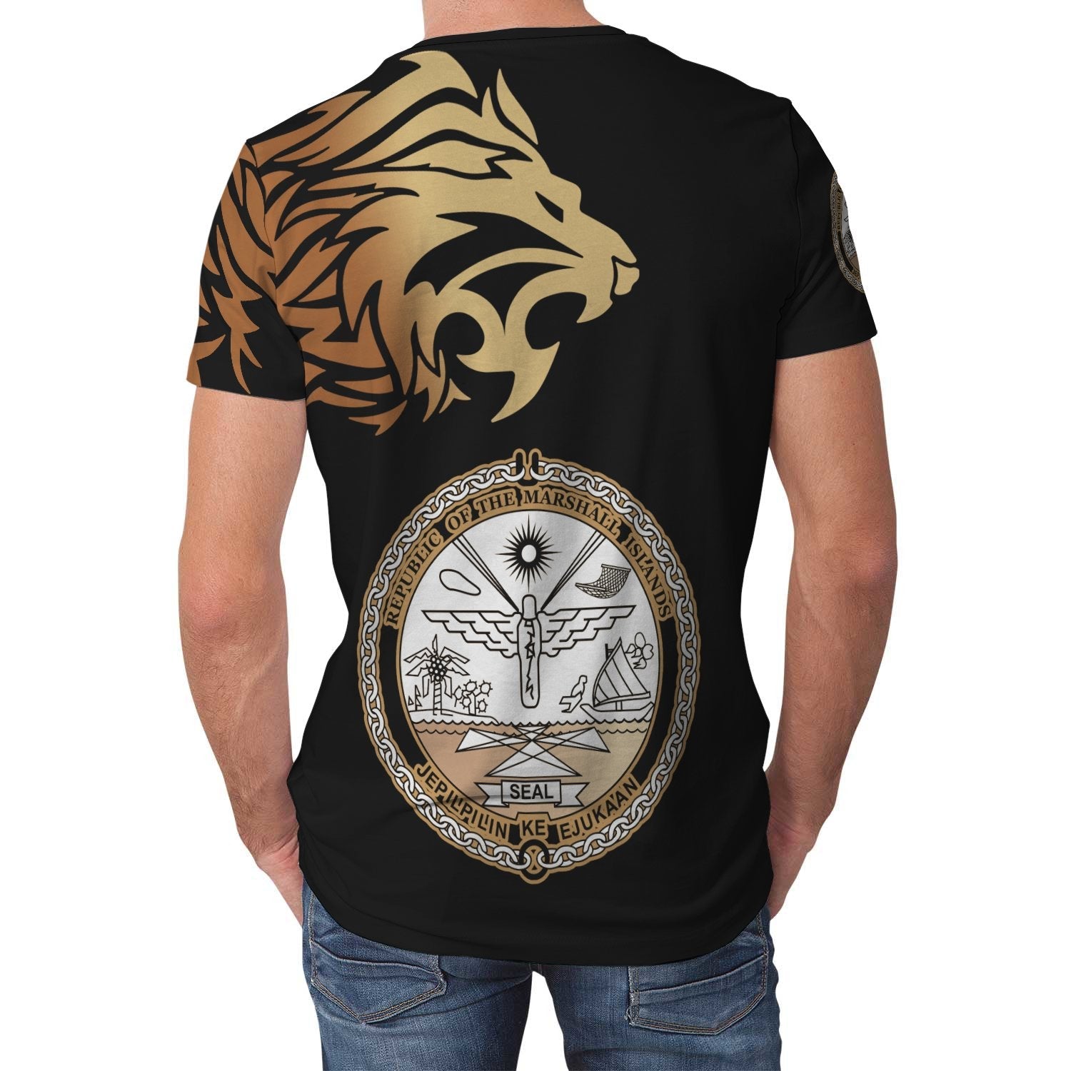 Marshall Islands T shirts - Lion Style - Vibe Hoodie Shop