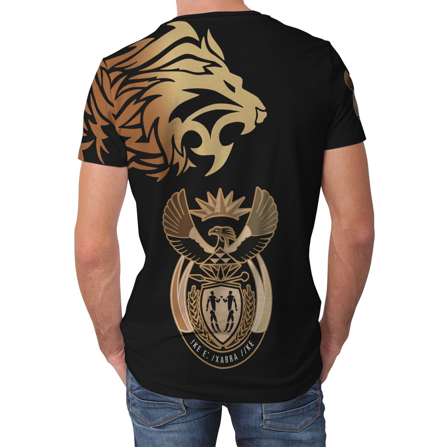 South Africa T shirts - Lion Style - Vibe Hoodie Shop