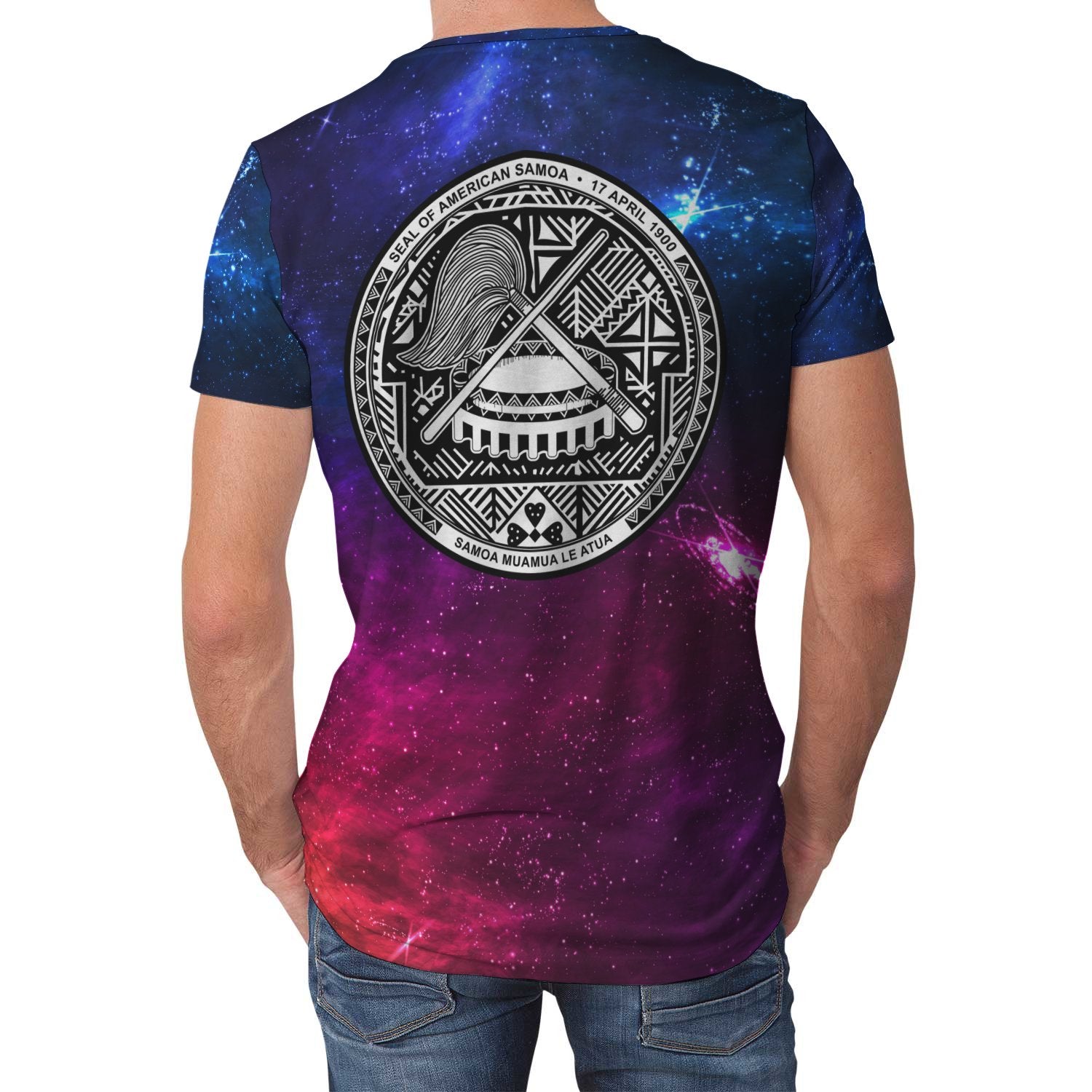 American Samoa T shirt Galaxy - Vibe Hoodie Shop