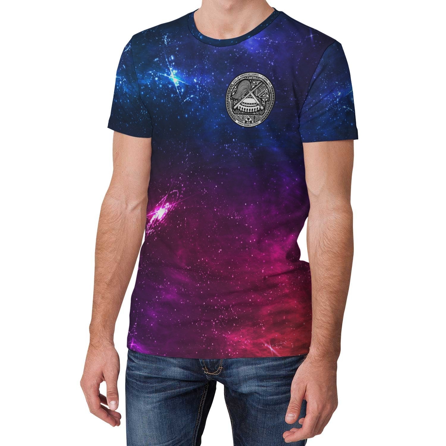 American Samoa T shirt Galaxy - Vibe Hoodie Shop