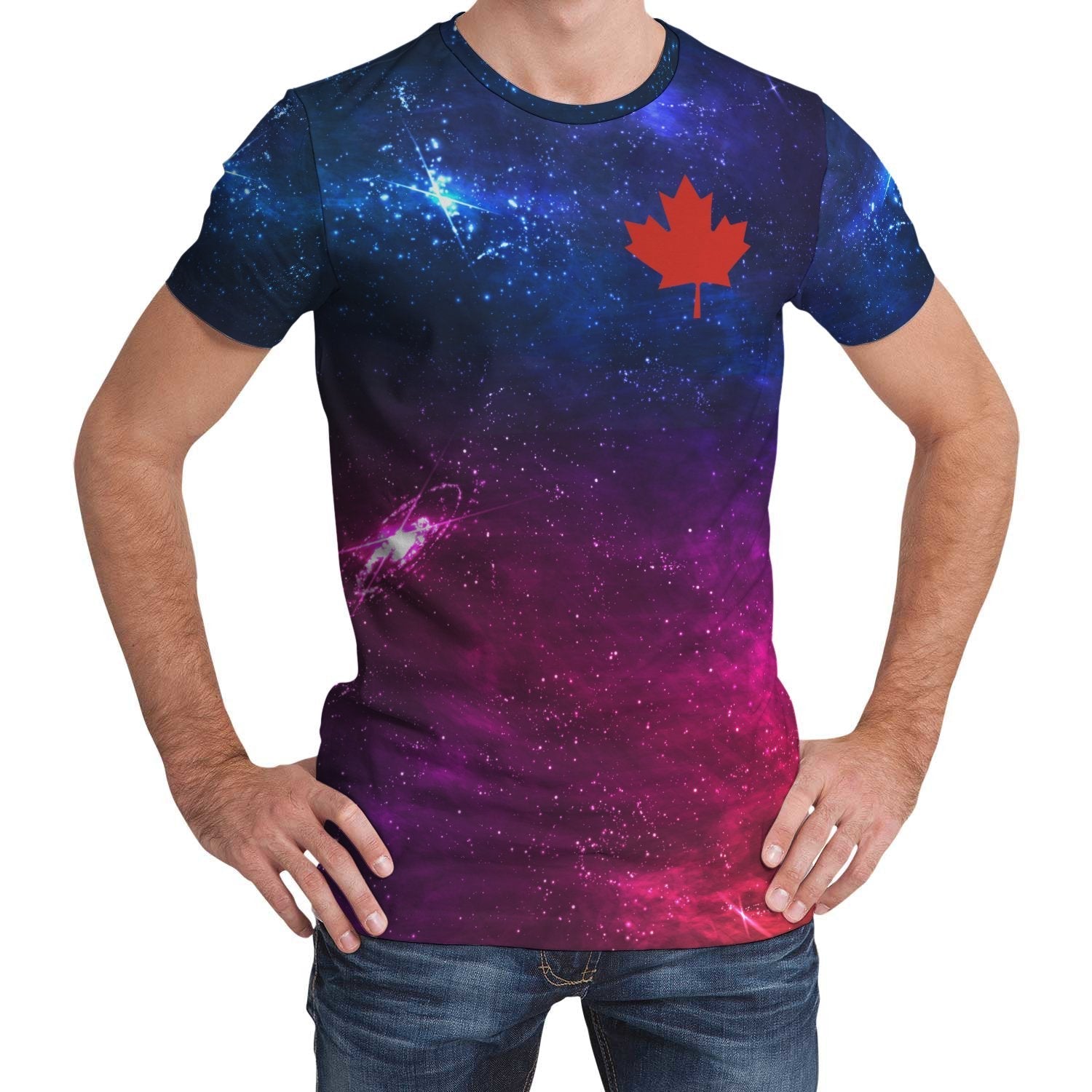 Canada T shirt Galaxy - Vibe Hoodie Shop