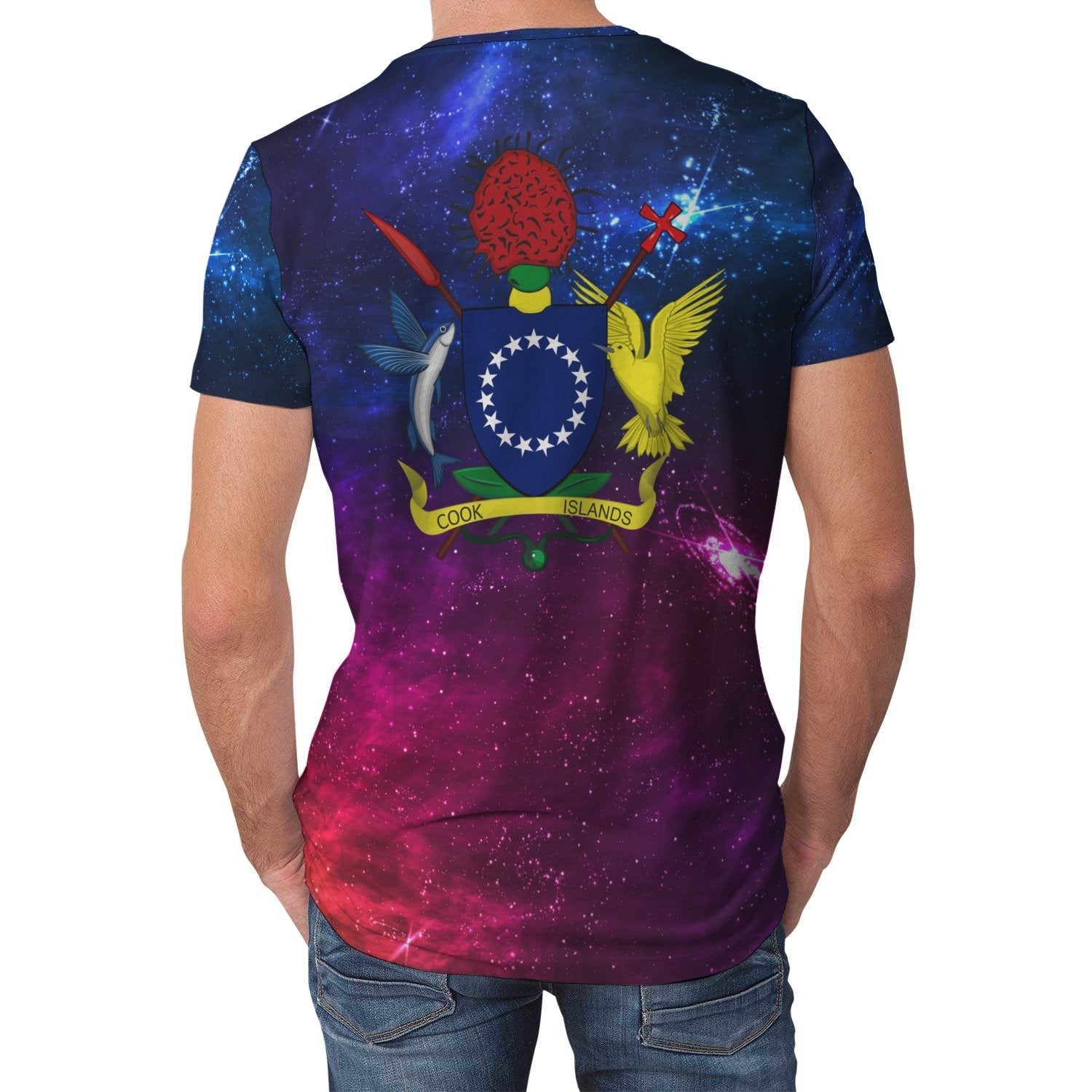 Cook Islands T shirt Galaxy - Vibe Hoodie Shop