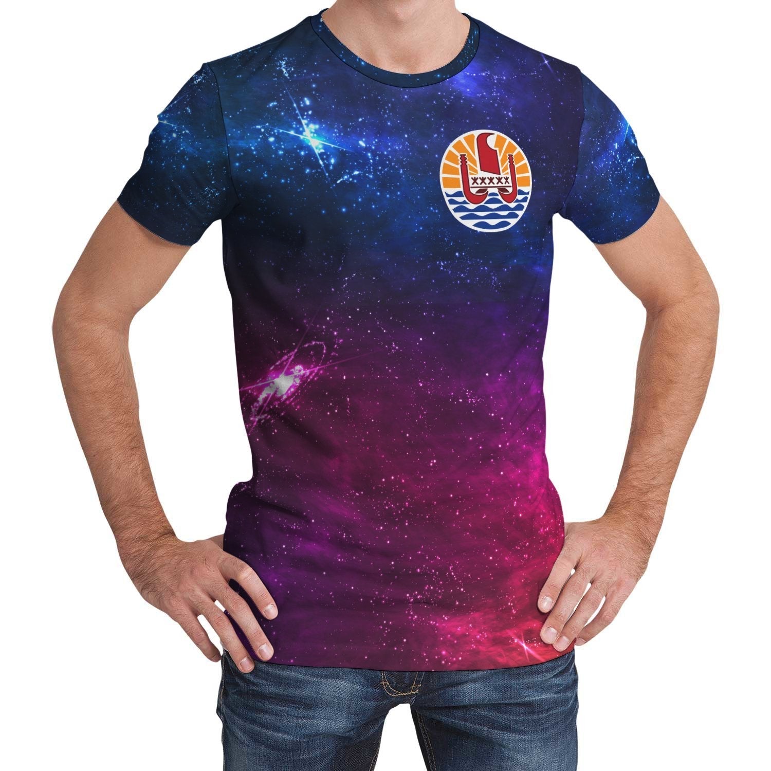 French Polynesia T shirt Galaxy - Vibe Hoodie Shop