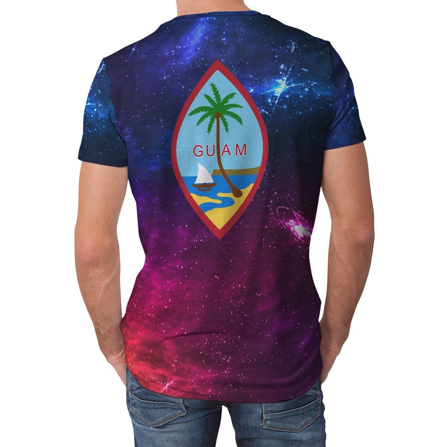 Guam T shirt Galaxy - Vibe Hoodie Shop