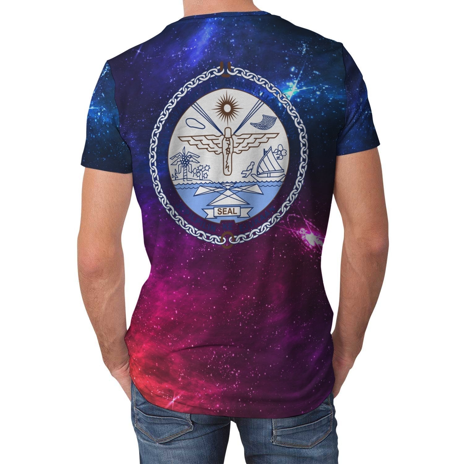 Marshall Islands T shirt Galaxy - Vibe Hoodie Shop