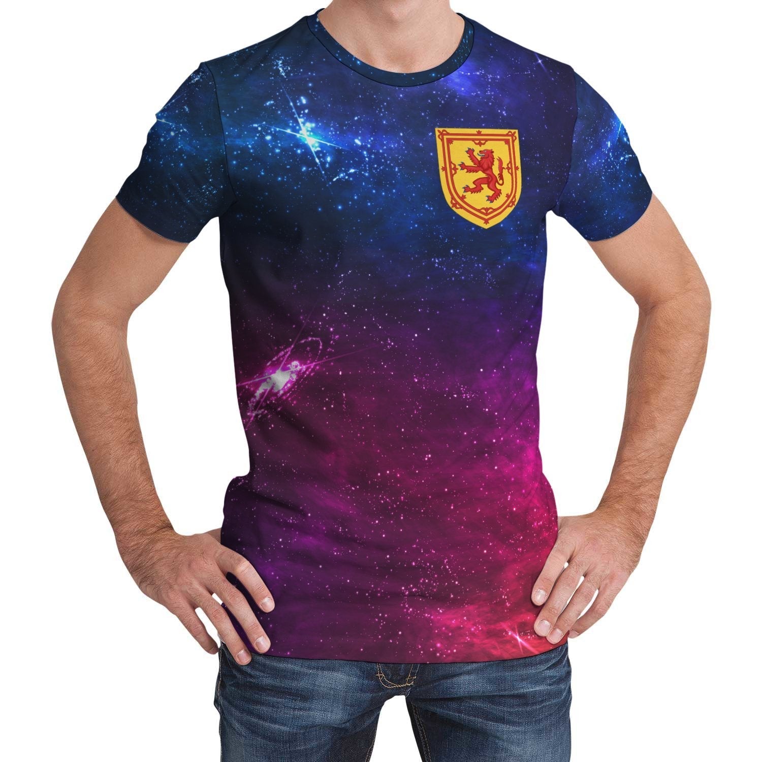 Scotland T shirt Galaxy - Vibe Hoodie Shop