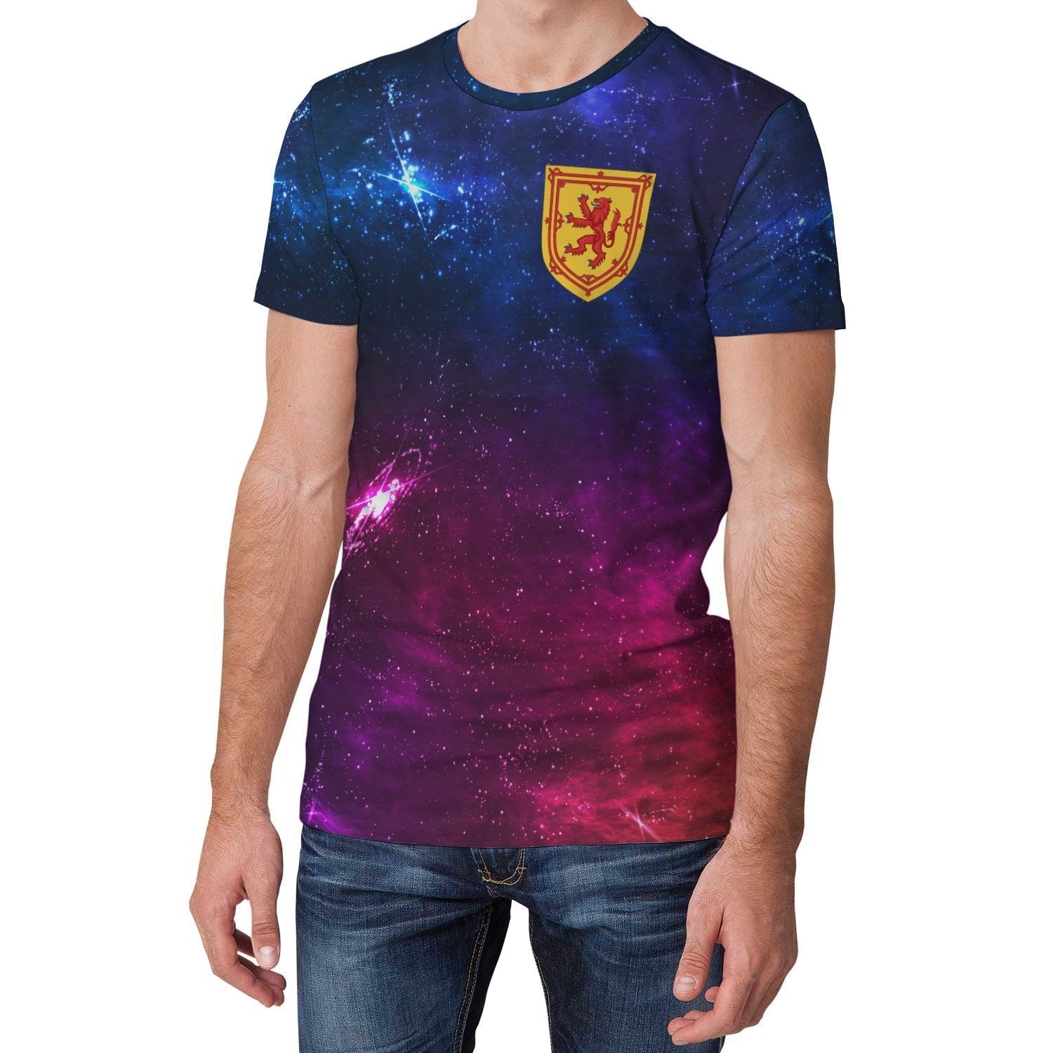 Scotland T shirt Galaxy - Vibe Hoodie Shop