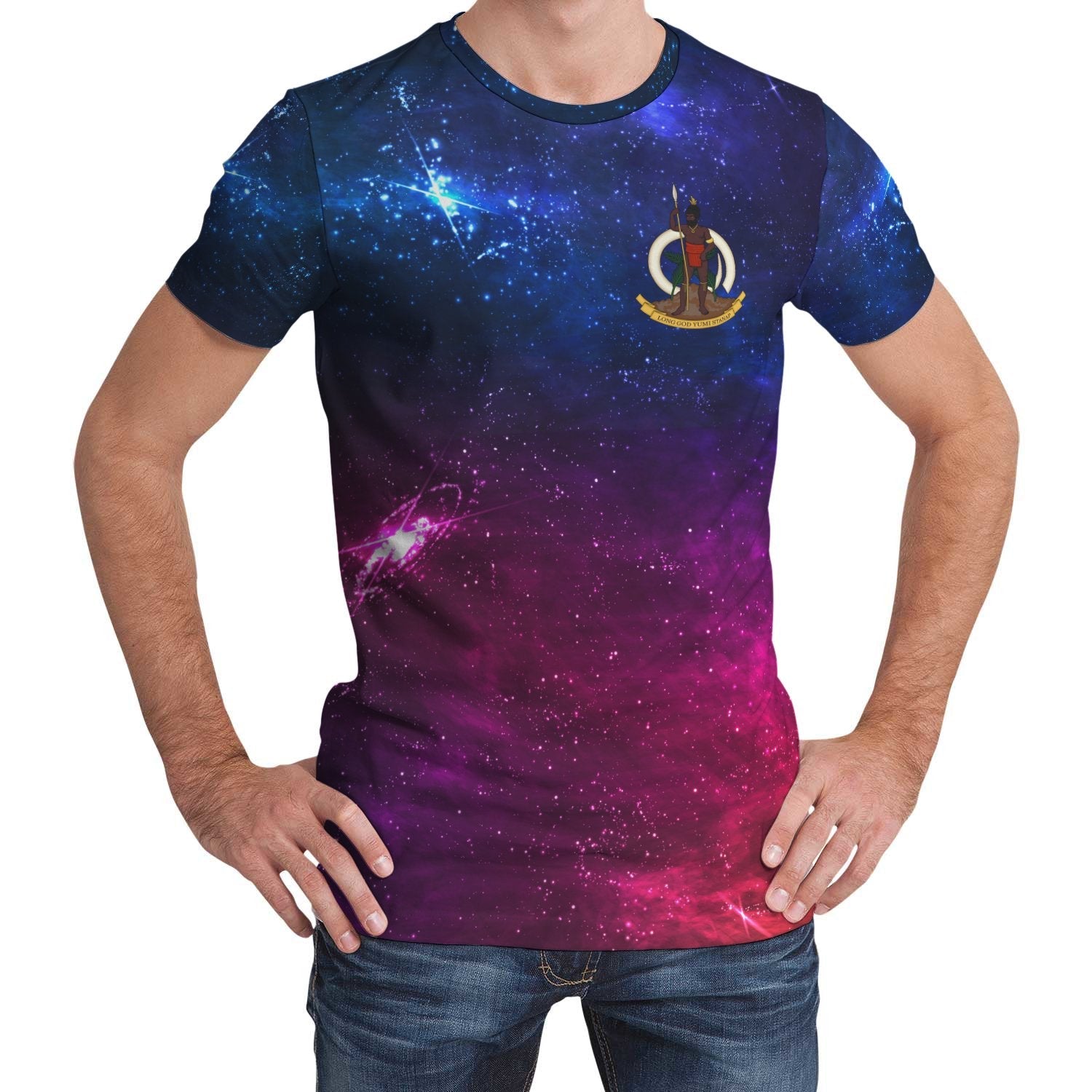 Vanuatu T shirt Galaxy - Vibe Hoodie Shop