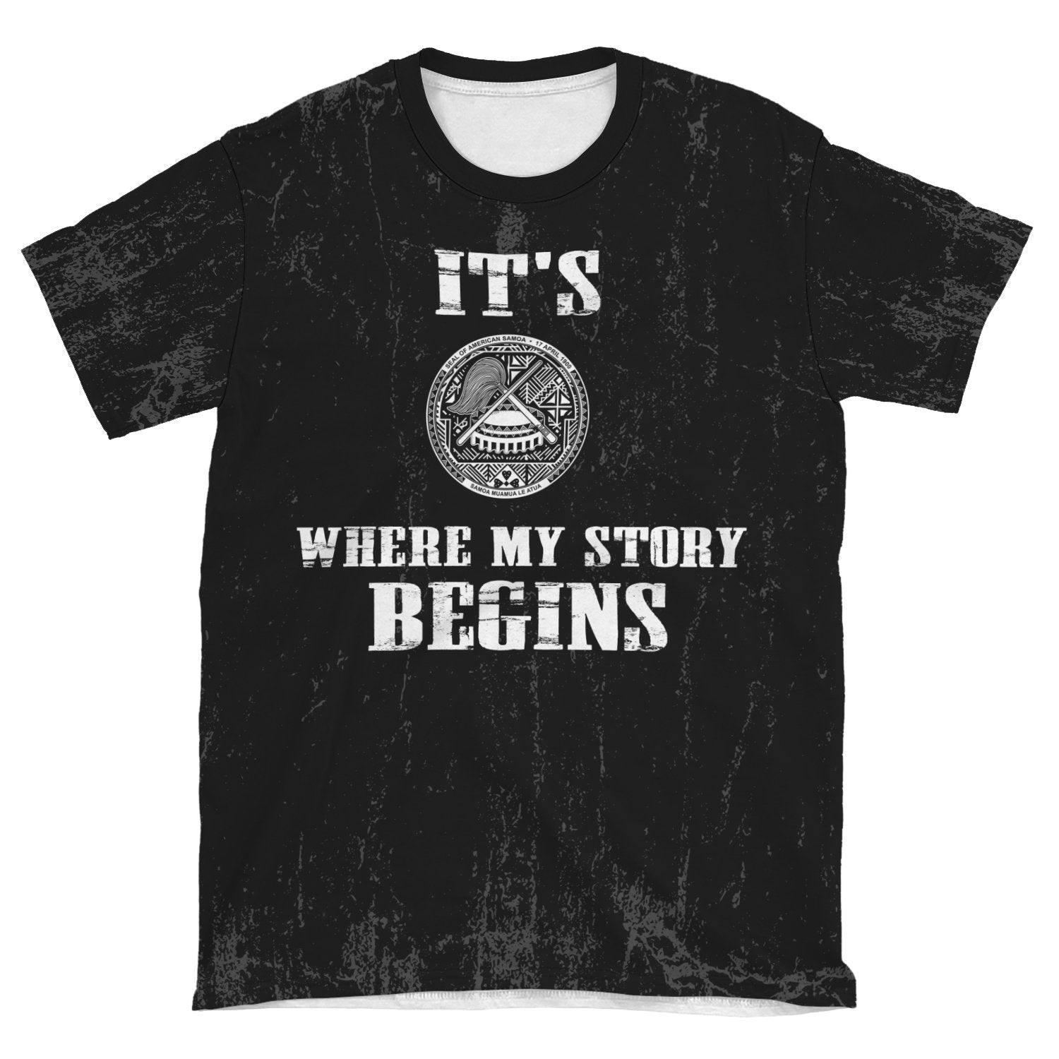 American Samoa T shirt - It's Where My Story Begins - Vibe Hoodie Shop