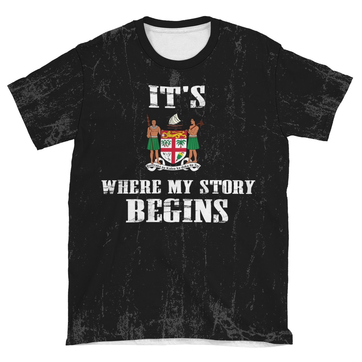 Fiji T shirt - It's Where My Story Begins - Vibe Hoodie Shop