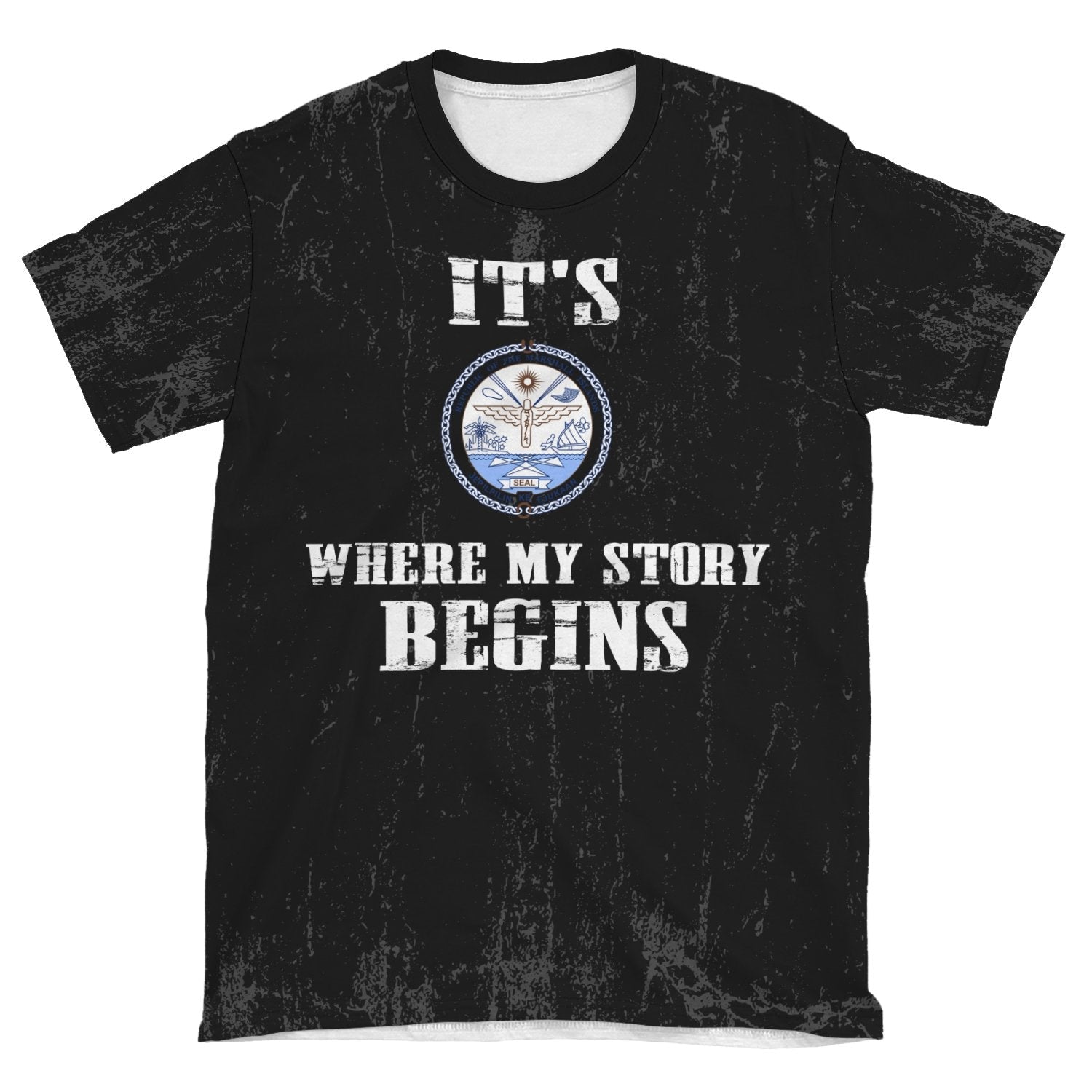 Marshall Islands T shirt - It's Where My Story Begins - Vibe Hoodie Shop