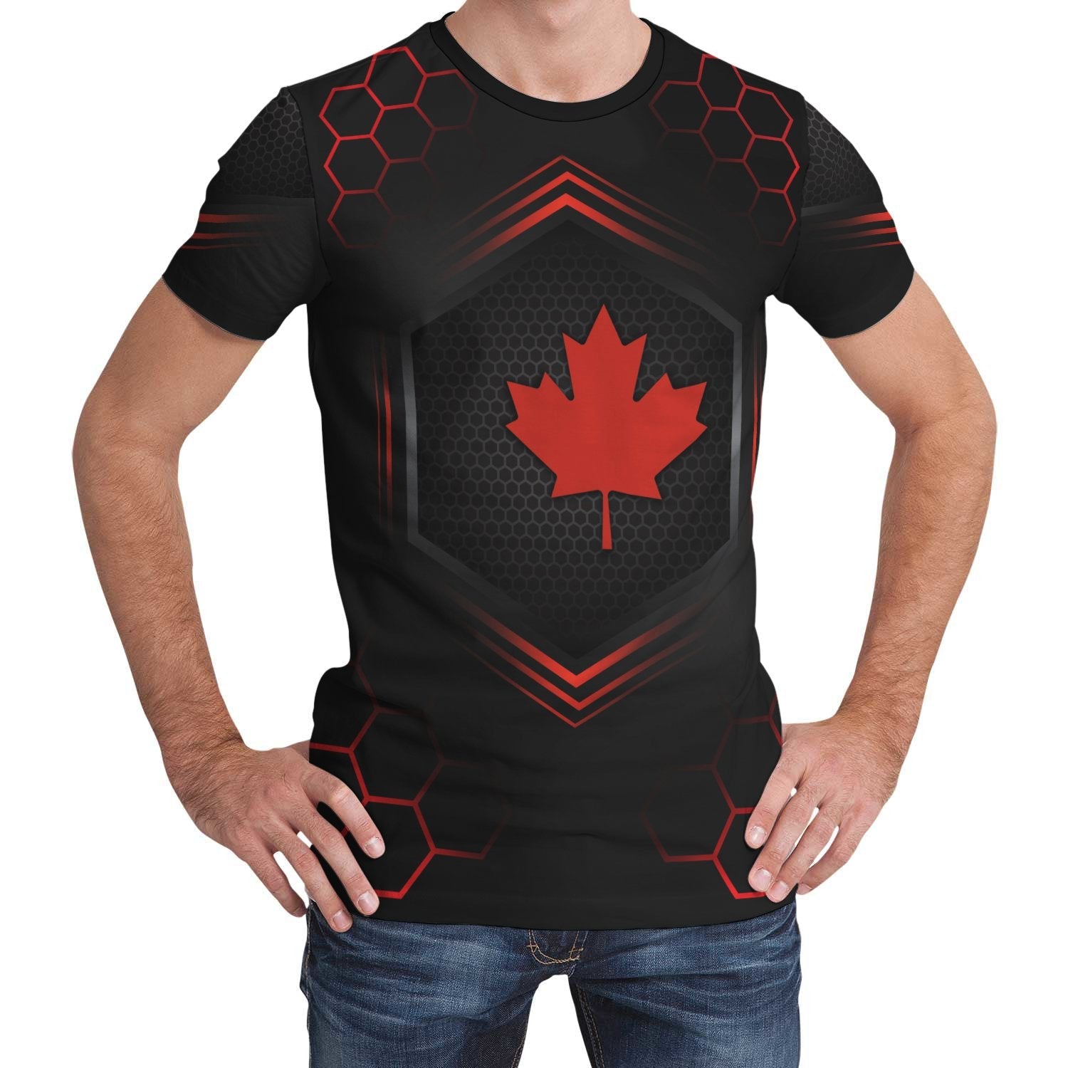 Canada T shirt Sport Style (Women's/Men's) - Vibe Hoodie Shop