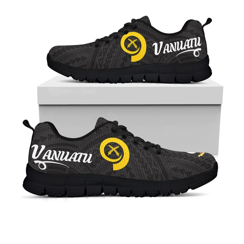 Vanuatu Black Sneakers (Shoes) - Vibe Hoodie Shop