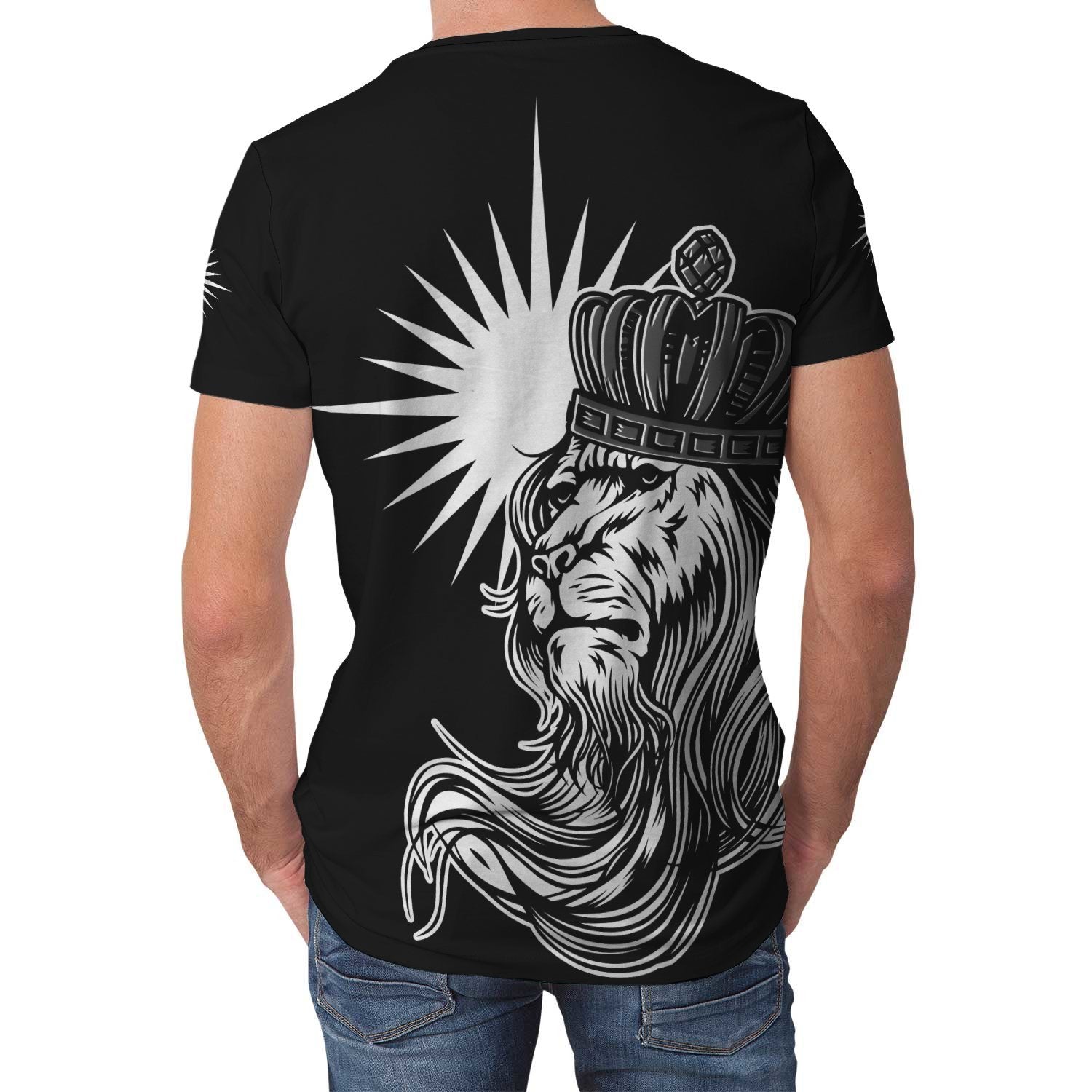 Marshall Islands T shirt - Lion with Crown (Women's/Men's) - Vibe Hoodie Shop