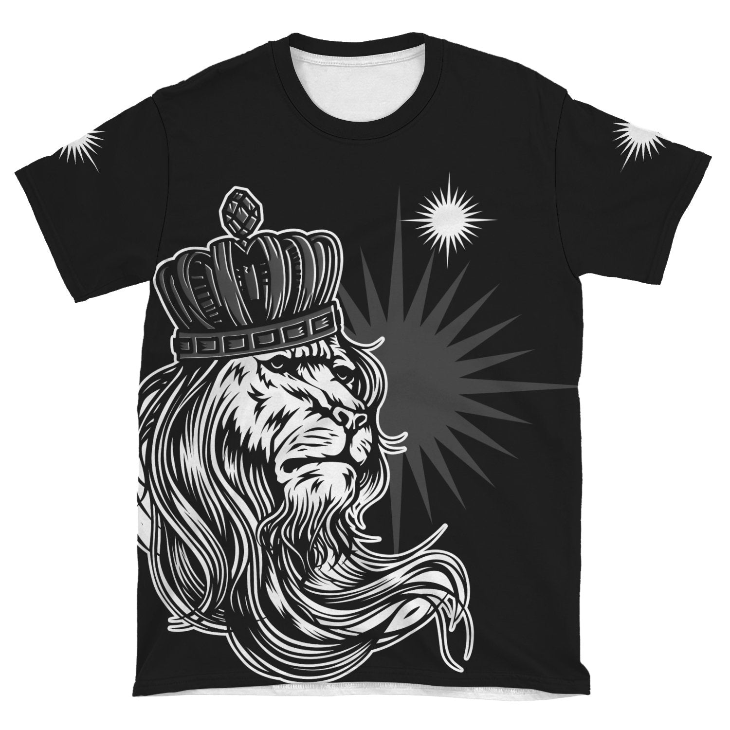 Marshall Islands T shirt - Lion with Crown (Women's/Men's) - Vibe Hoodie Shop