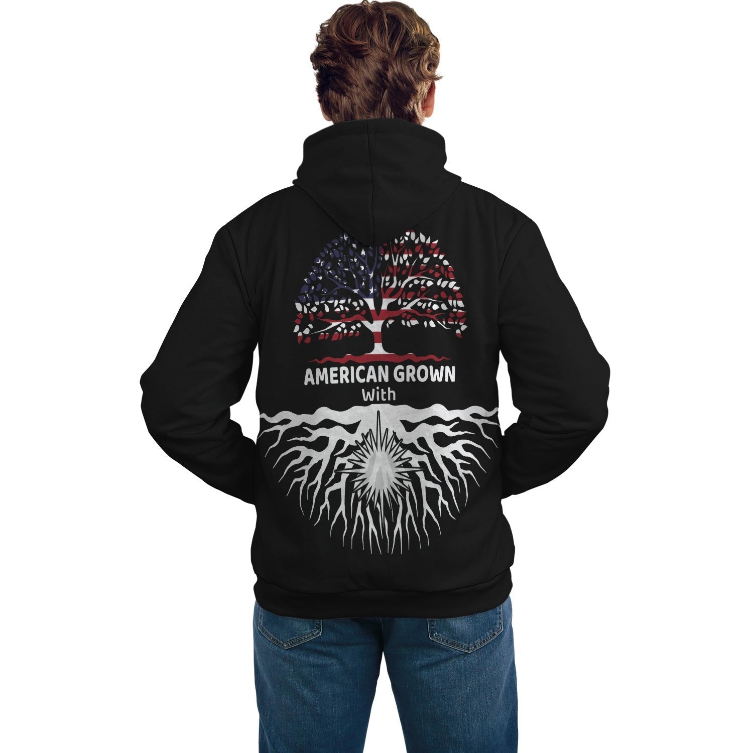 Marshall Islands T shirt - American Root - Vibe Hoodie Shop