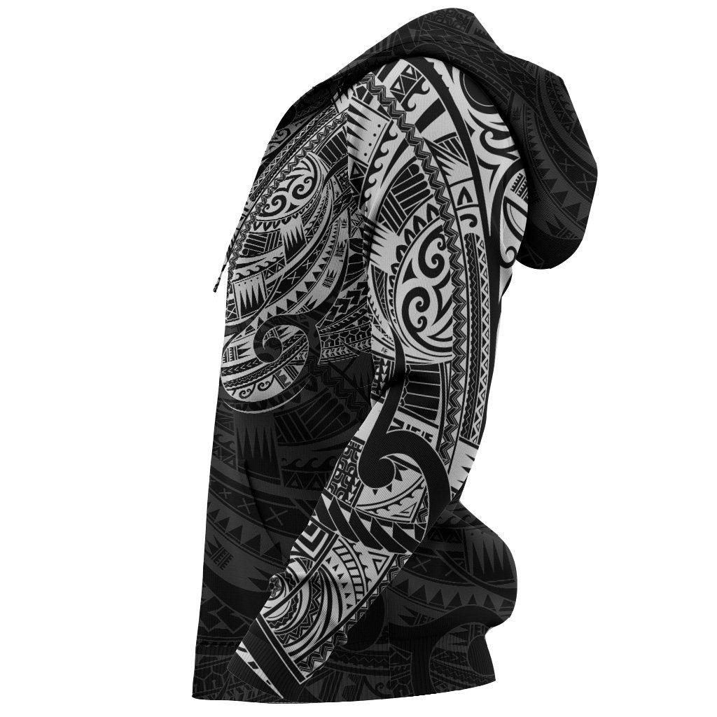 Maori Tattoo Hoodie, New Zealand Pullover Hoodie - Vibe Hoodie Shop