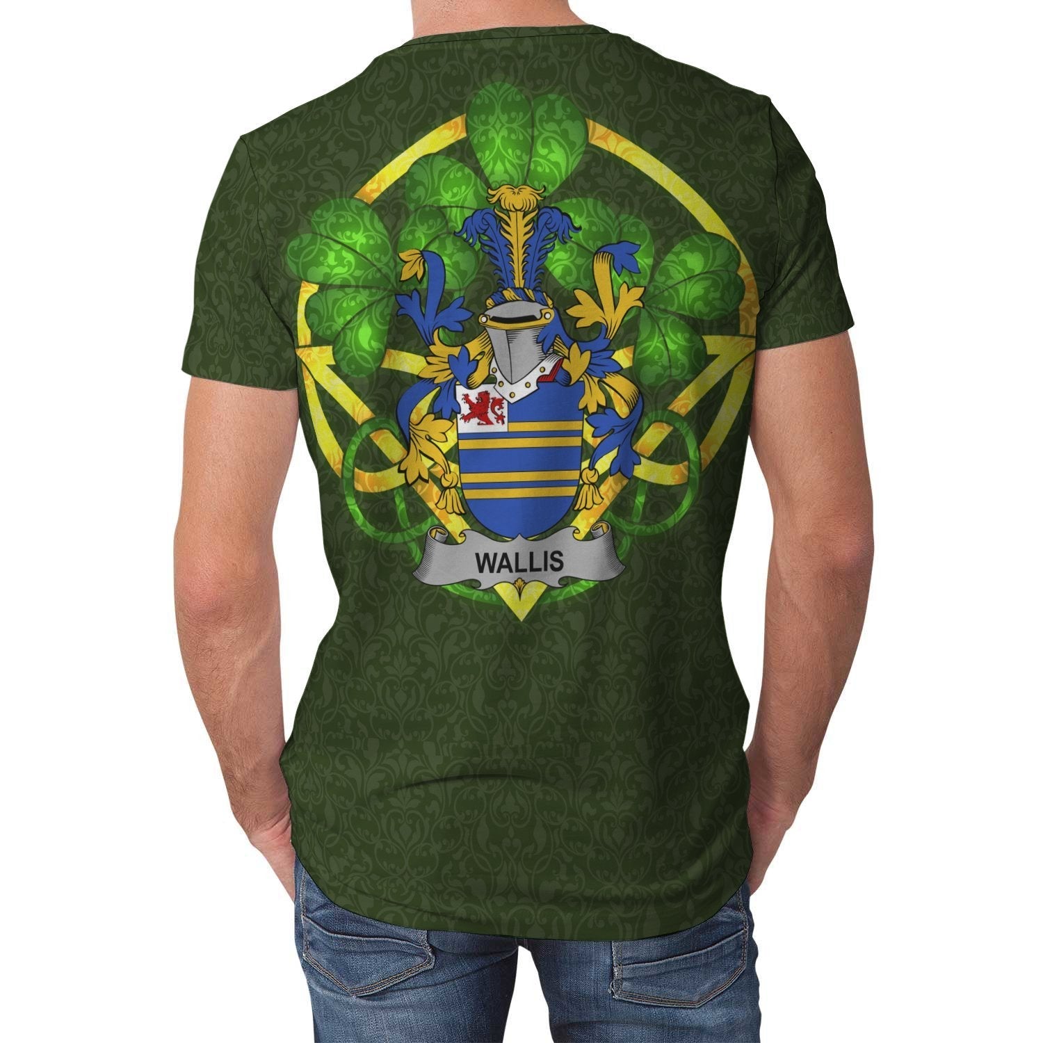 Wallis Ireland T shirt Celtic and Shamrock - Vibe Hoodie Shop