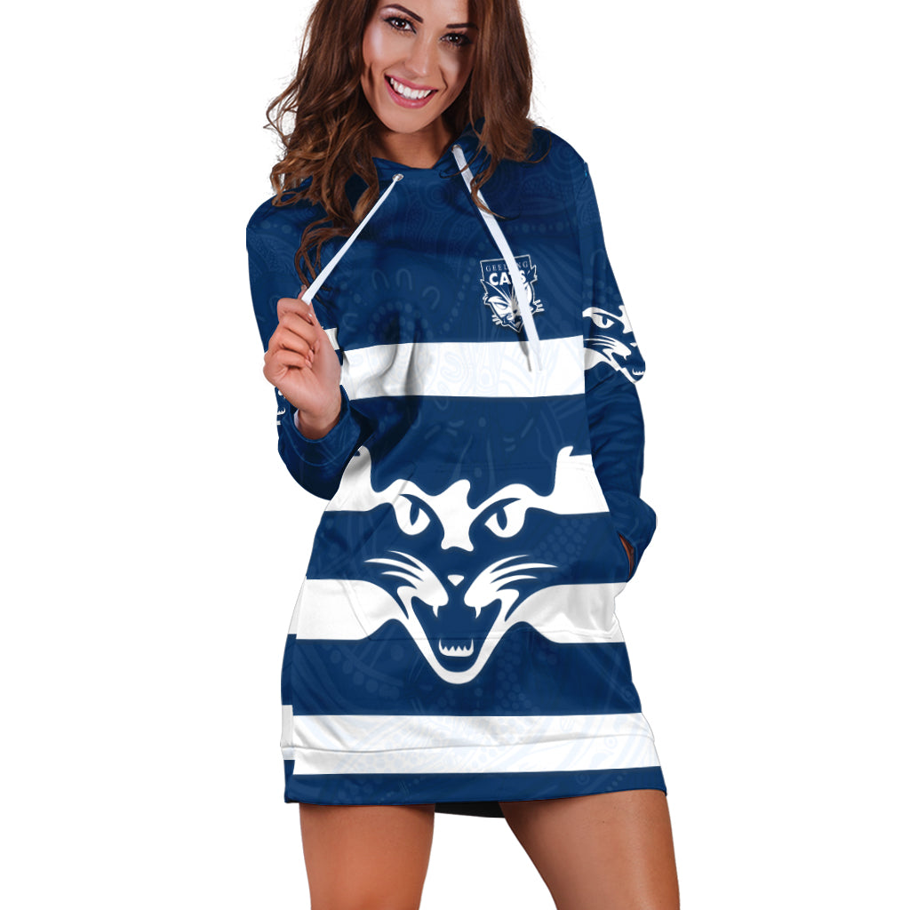 Cats Energetic Hoodie Dress Indigenous - Vibe Hoodie Shop