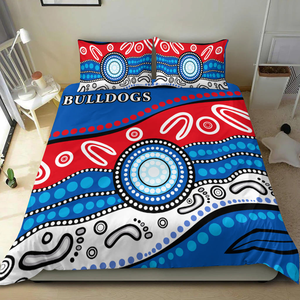 Bulldogs Indigenous Bedding Set Western - Vibe Hoodie Shop