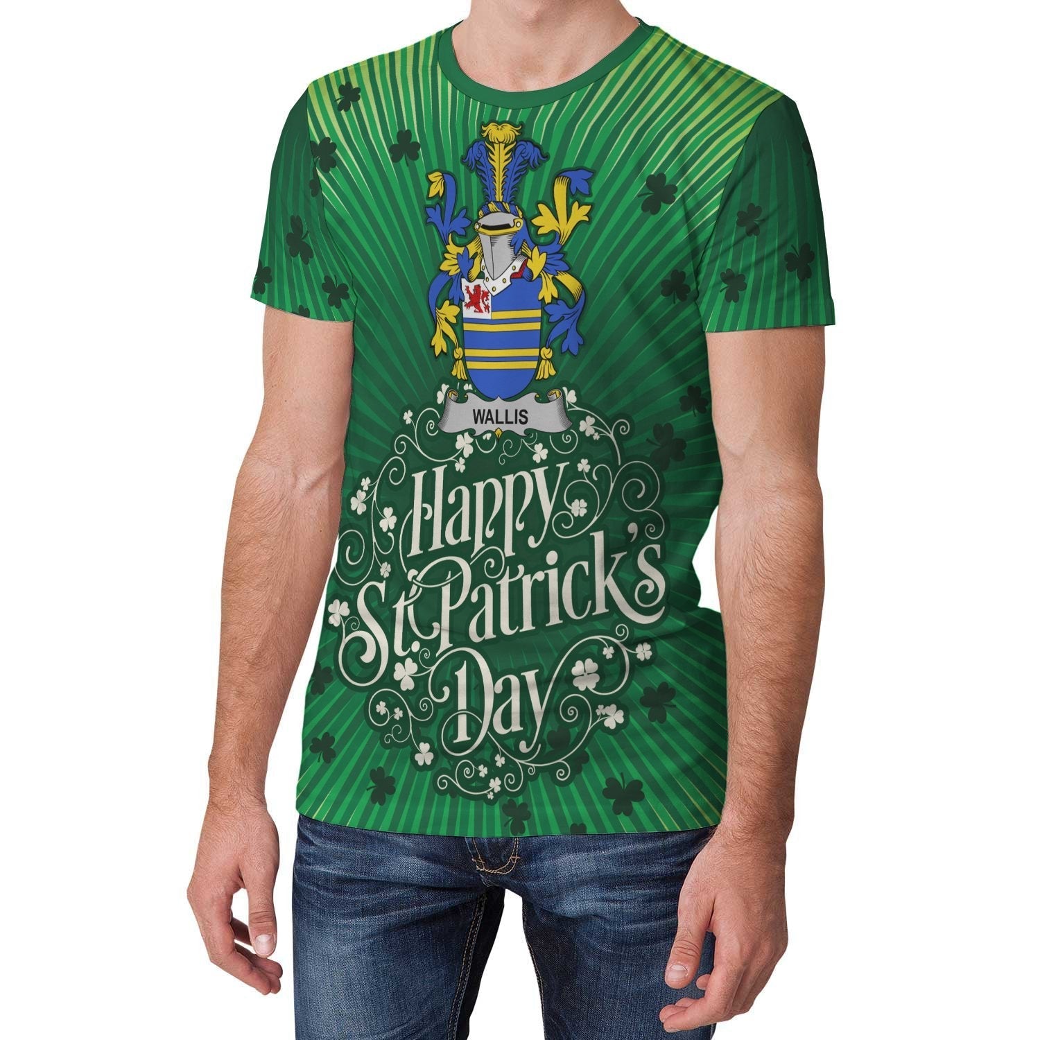 Wallis Ireland T shirt Happy Saint Patrick's Day - Vibe Hoodie Shop