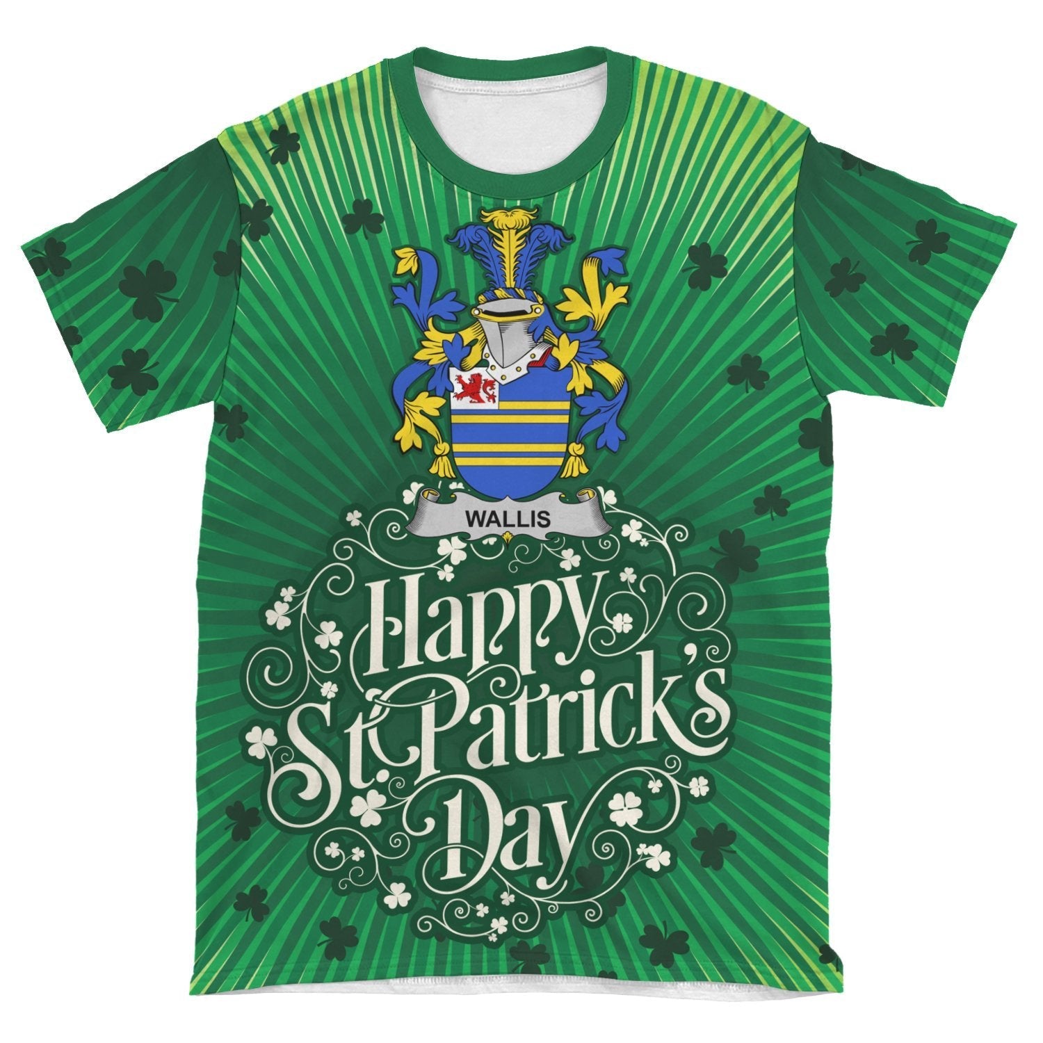 Wallis Ireland T shirt Happy Saint Patrick's Day - Vibe Hoodie Shop