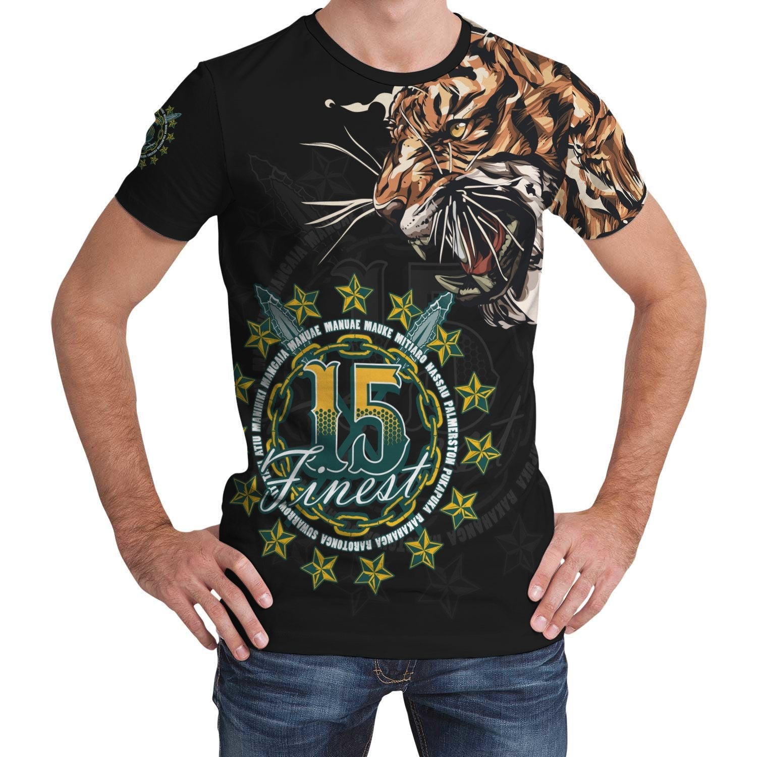 Cook Islands T shirt Tiger - Special Version - Vibe Hoodie Shop