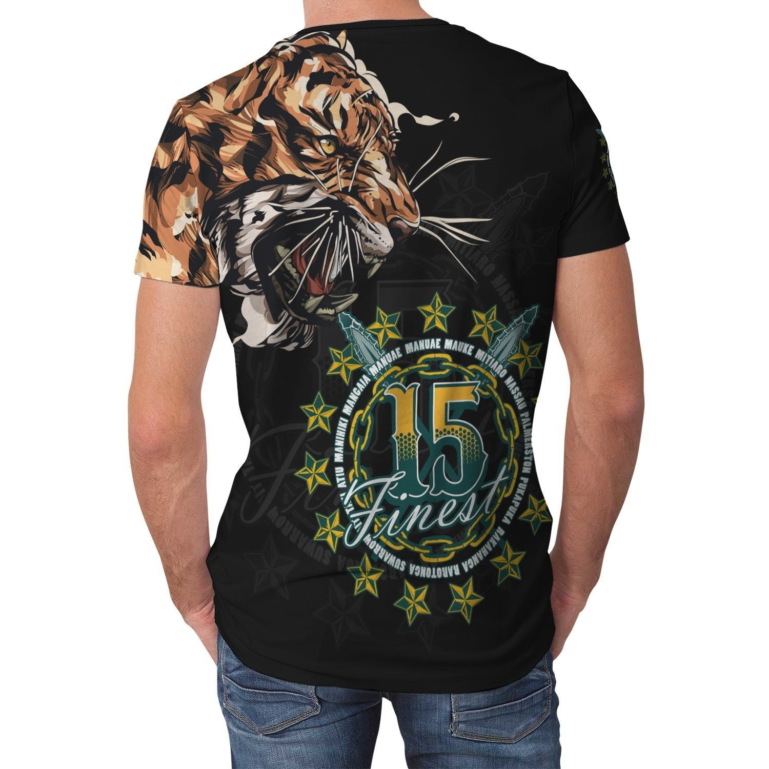 Cook Islands T shirt Tiger - Special Version - Vibe Hoodie Shop