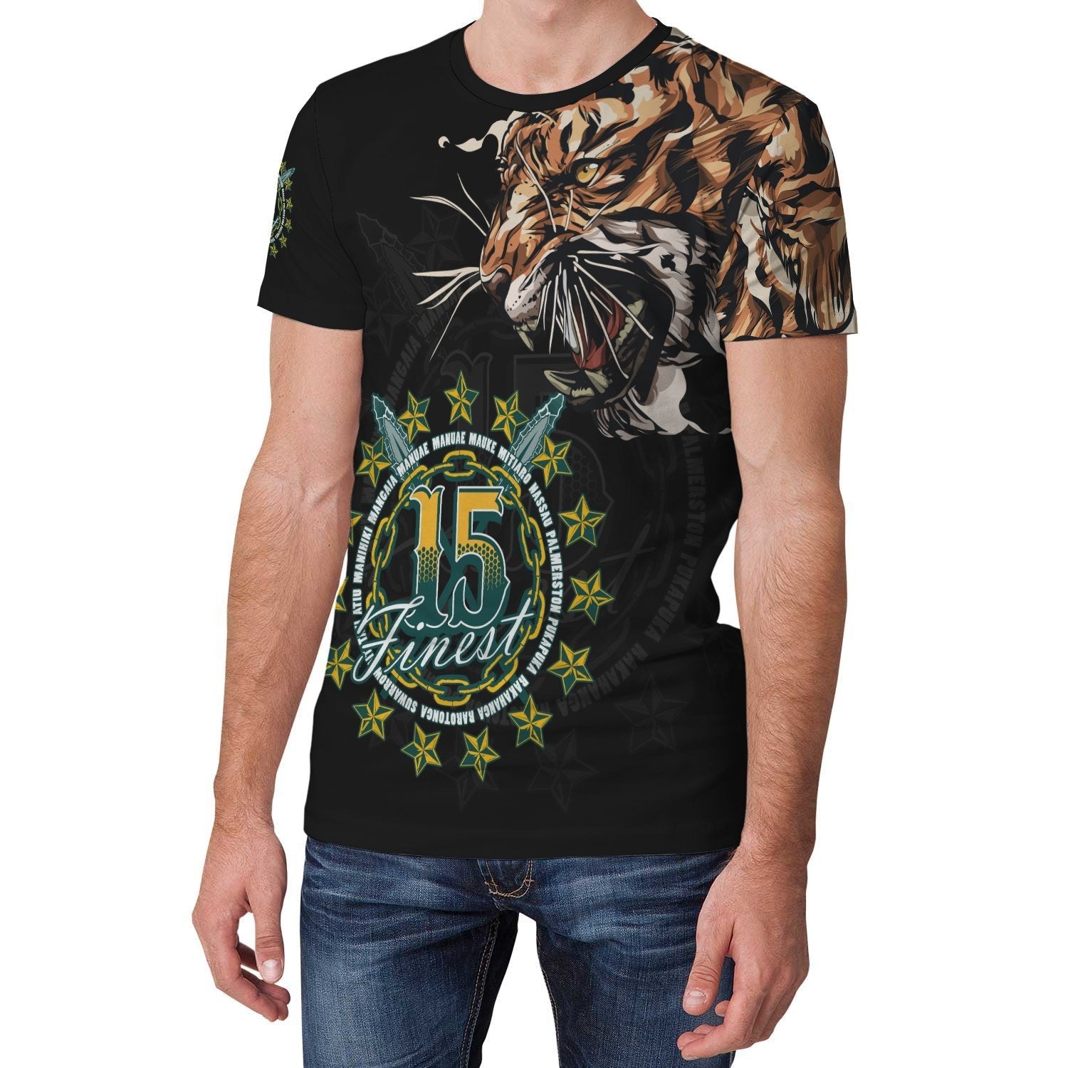 Cook Islands T shirt Tiger - Special Version - Vibe Hoodie Shop