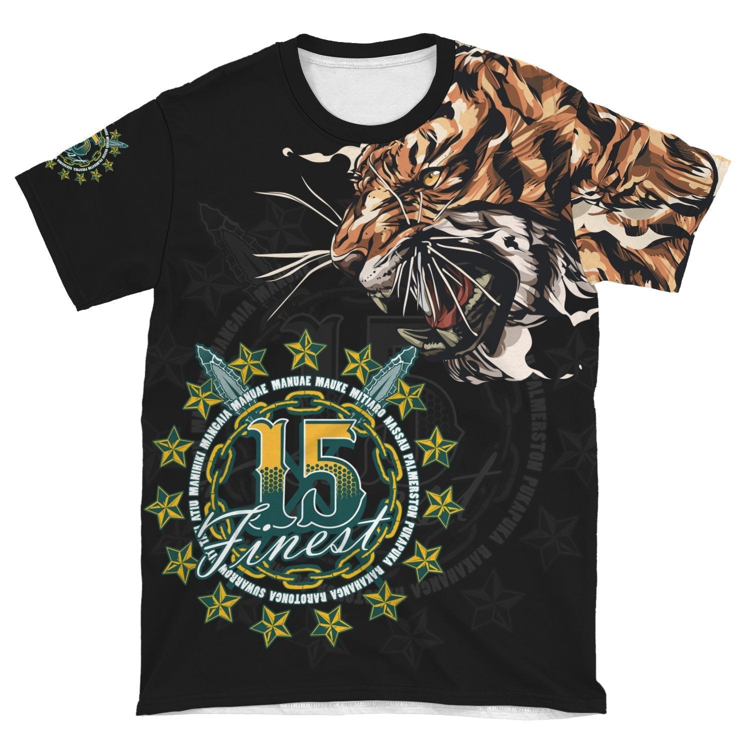 Cook Islands T shirt Tiger - Special Version - Vibe Hoodie Shop