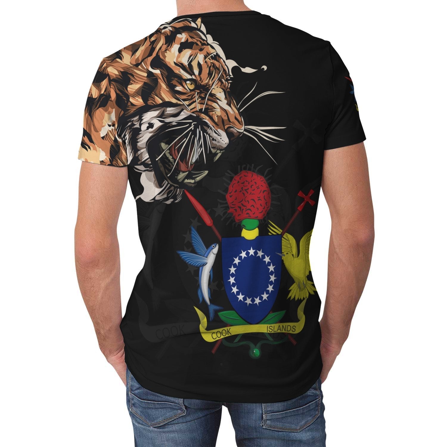 Cook Islands T shirt Tiger - Special Version - Vibe Hoodie Shop