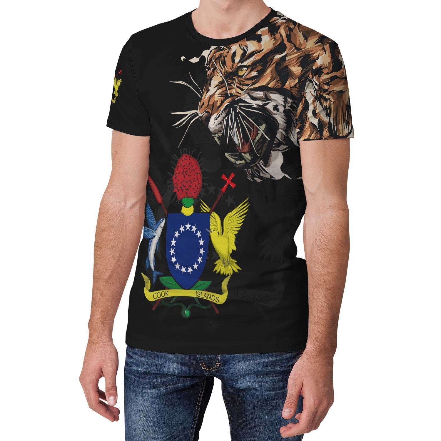 Cook Islands T shirt Tiger - Special Version - Vibe Hoodie Shop