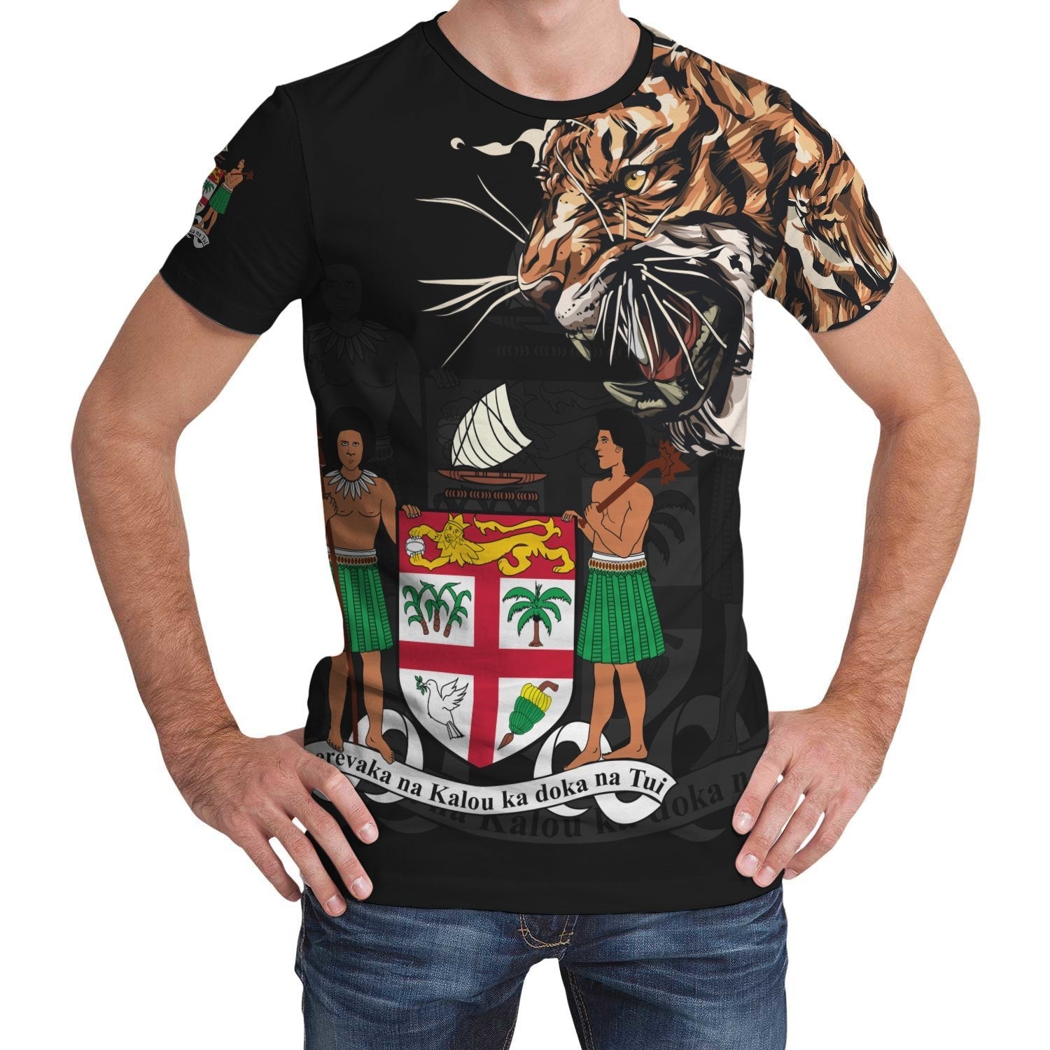 Fiji T shirt Tiger - Special Version - Vibe Hoodie Shop