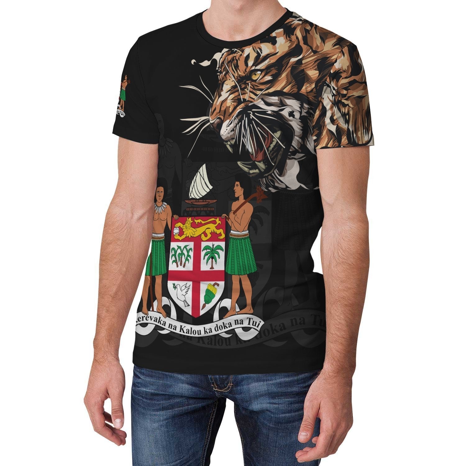 Fiji T shirt Tiger - Special Version - Vibe Hoodie Shop