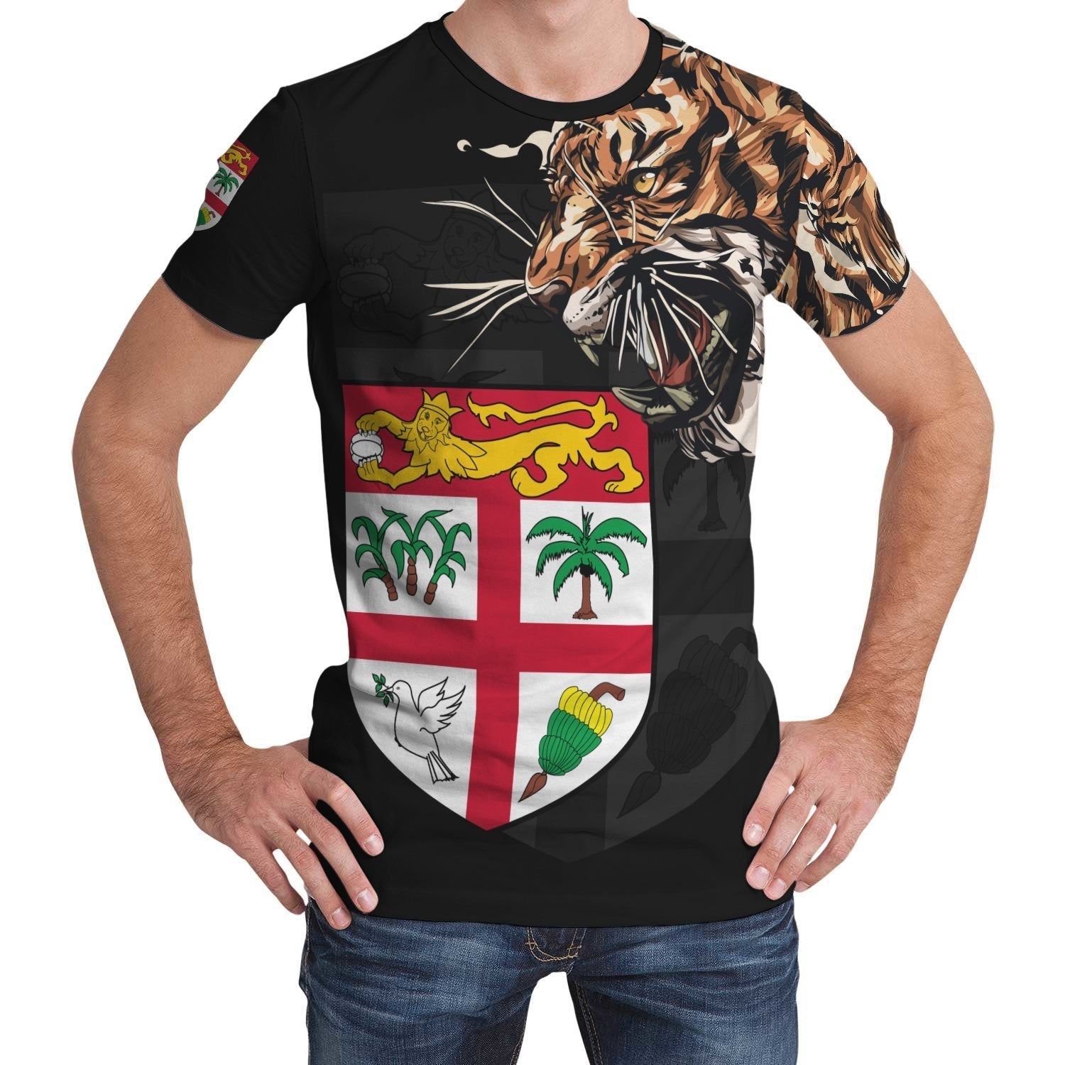 Fiji T shirt Tiger - Special Version - Vibe Hoodie Shop