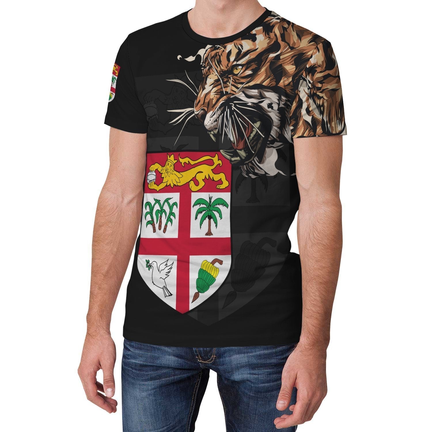 Fiji T shirt Tiger - Special Version - Vibe Hoodie Shop