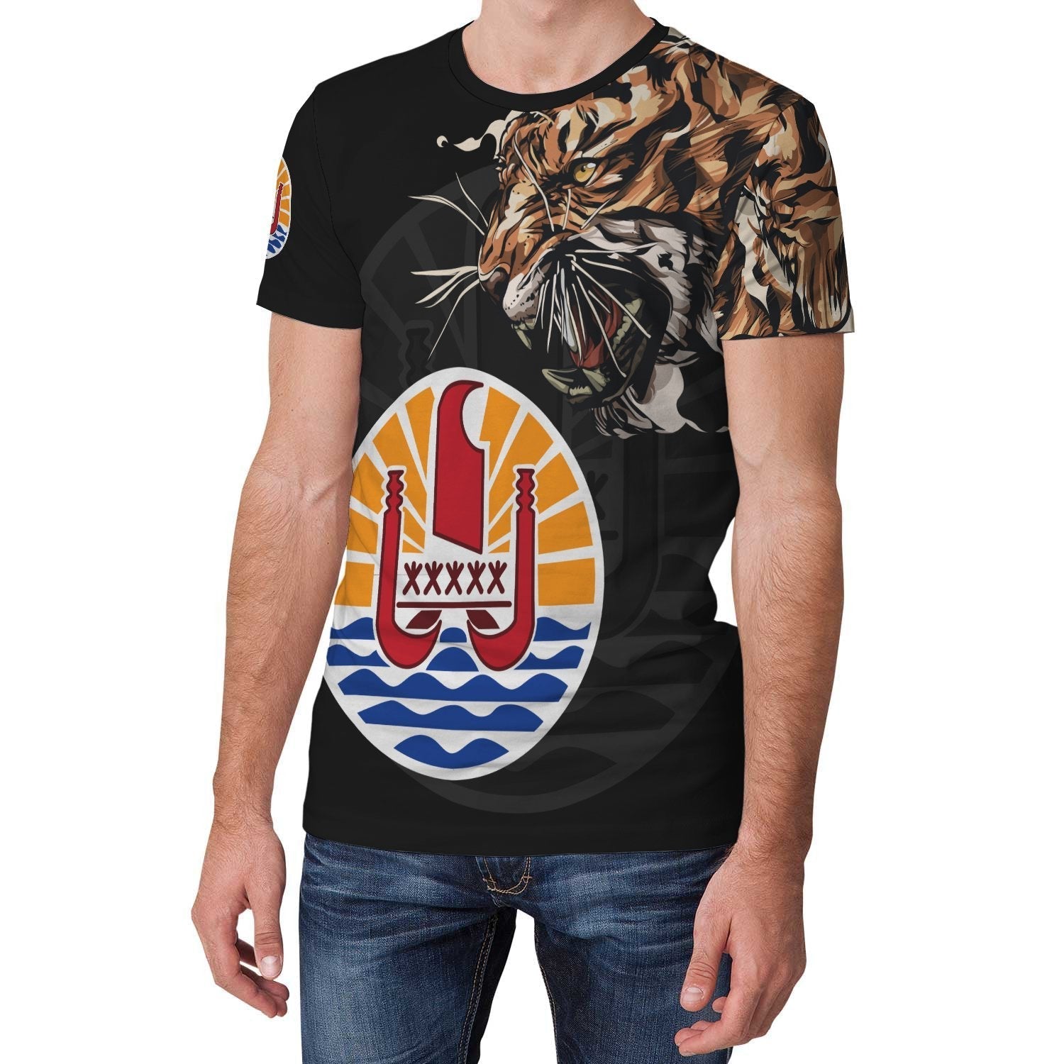 French Polynesia T shirt Tiger - Special Version - Vibe Hoodie Shop