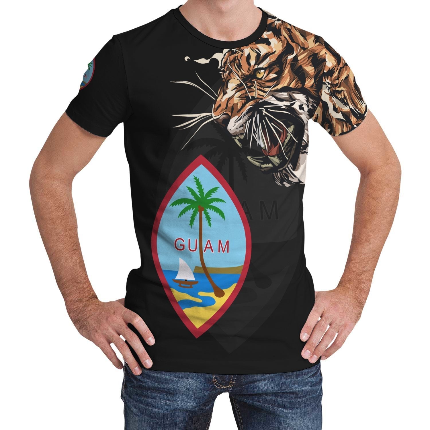 Guam T shirt Tiger - Special Version - Vibe Hoodie Shop