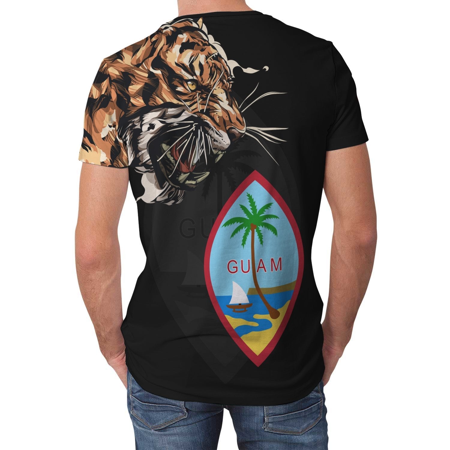 Guam T shirt Tiger - Special Version - Vibe Hoodie Shop