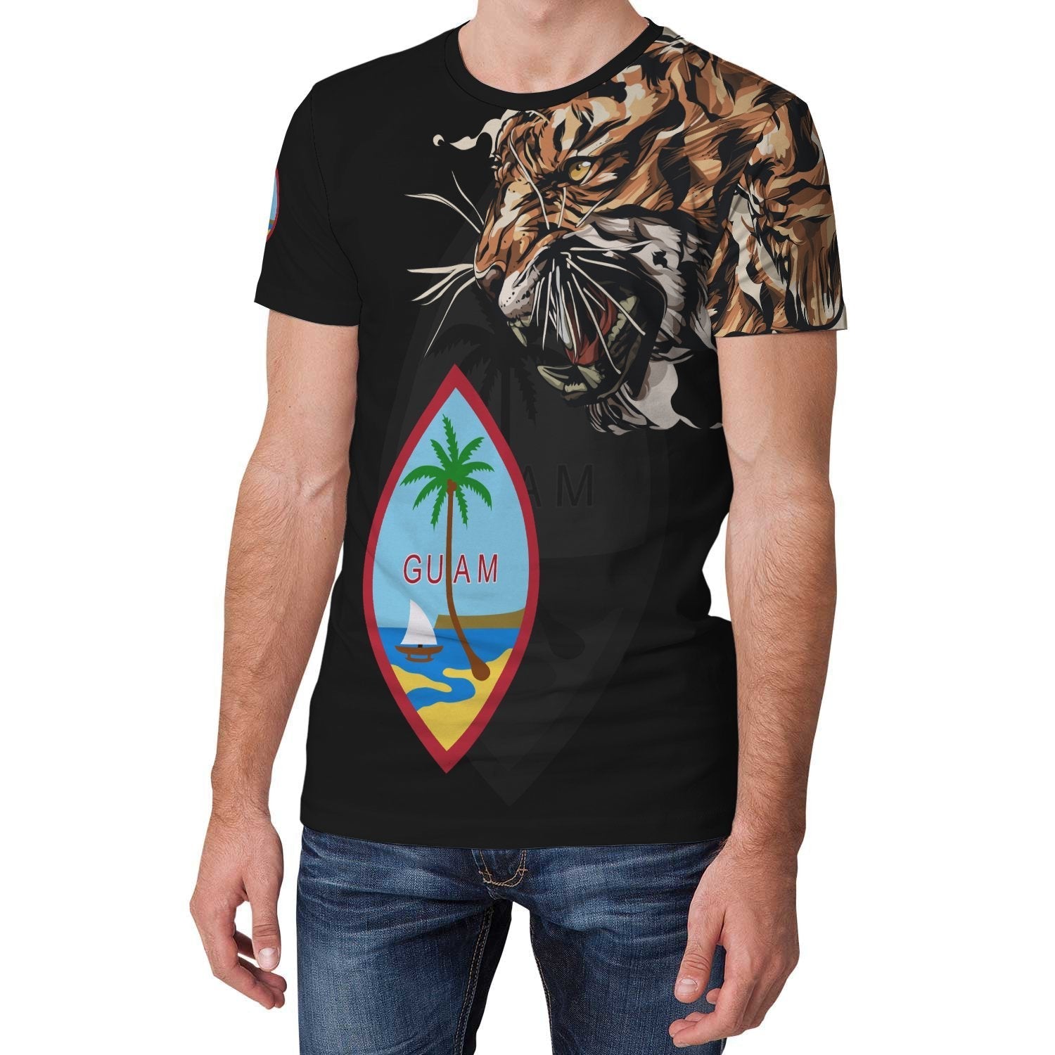 Guam T shirt Tiger - Special Version - Vibe Hoodie Shop