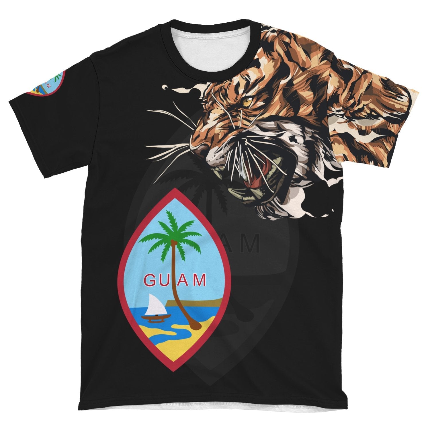 Guam T shirt Tiger - Special Version - Vibe Hoodie Shop