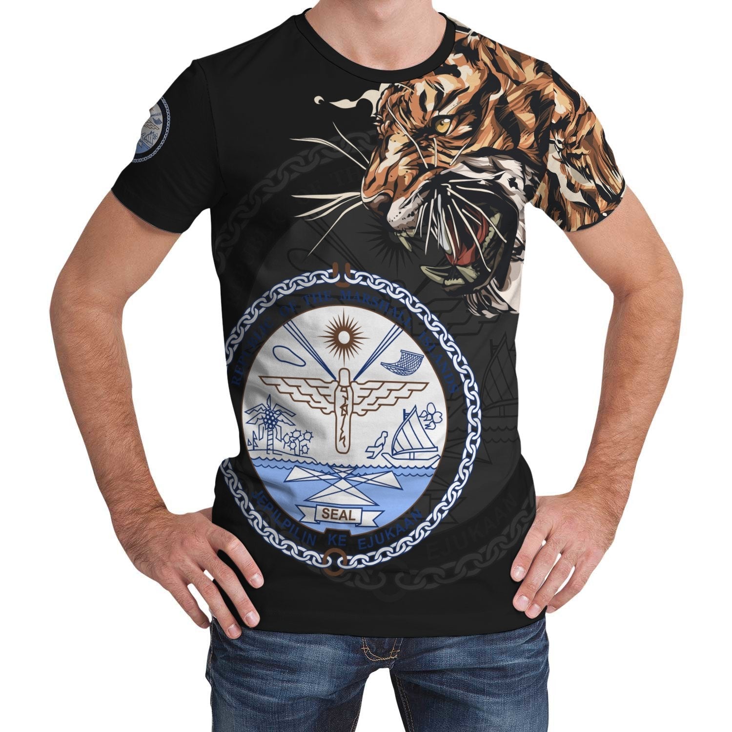 Marshall Islands T shirt Tiger - Special Version - Vibe Hoodie Shop