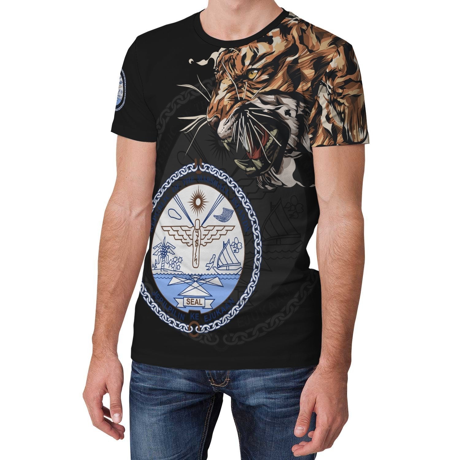 Marshall Islands T shirt Tiger - Special Version - Vibe Hoodie Shop