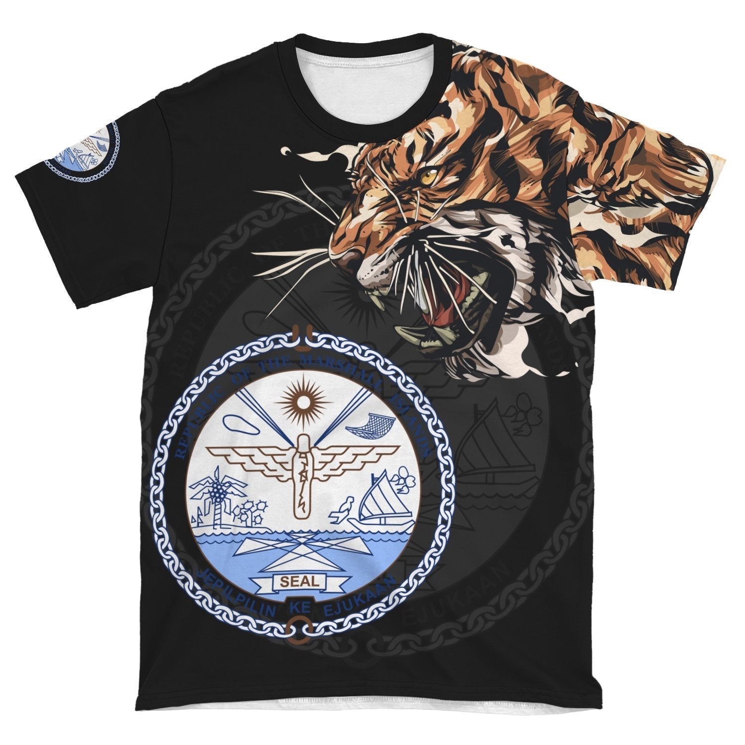 Marshall Islands T shirt Tiger - Special Version - Vibe Hoodie Shop