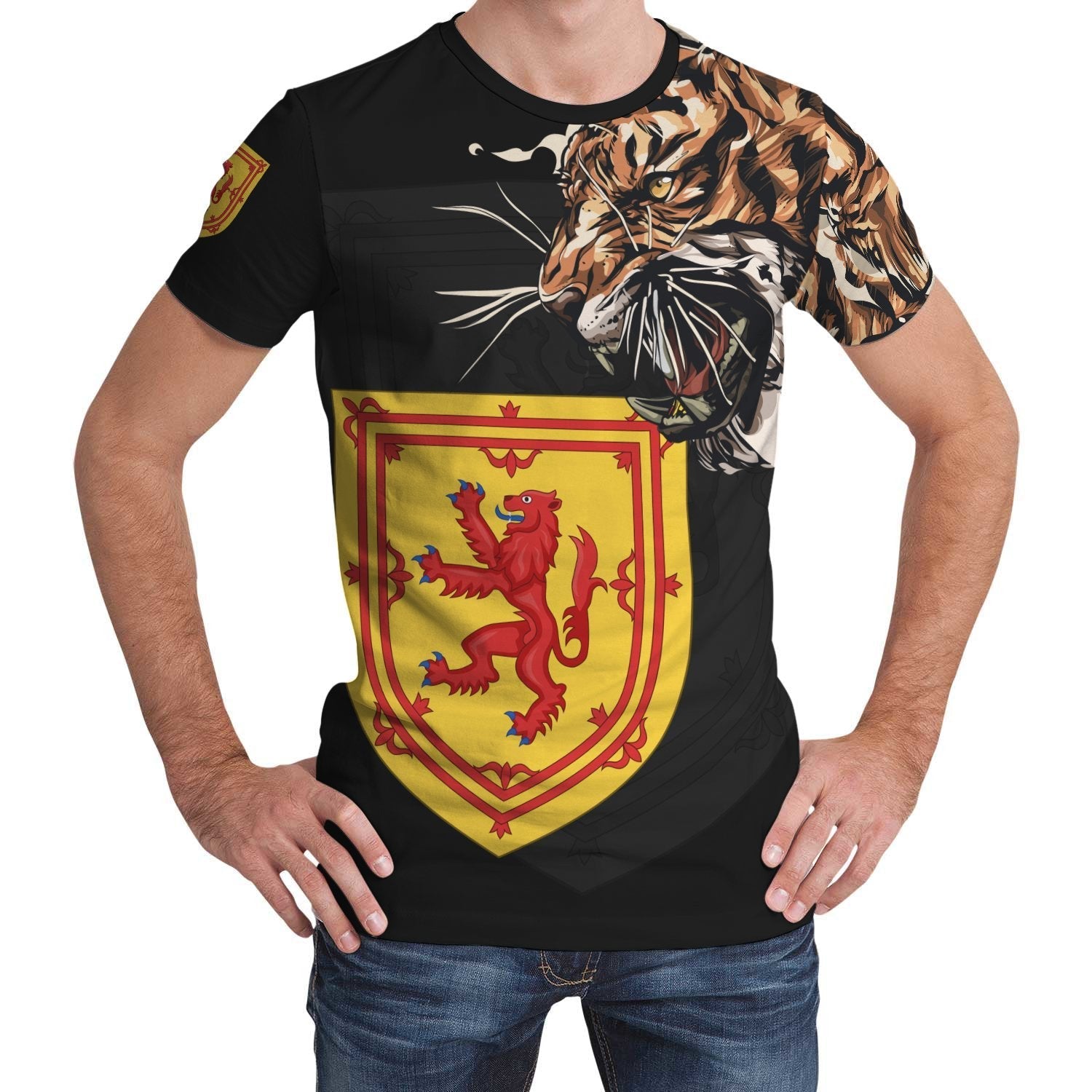 Scotland T shirt Tiger - Special Version - Vibe Hoodie Shop