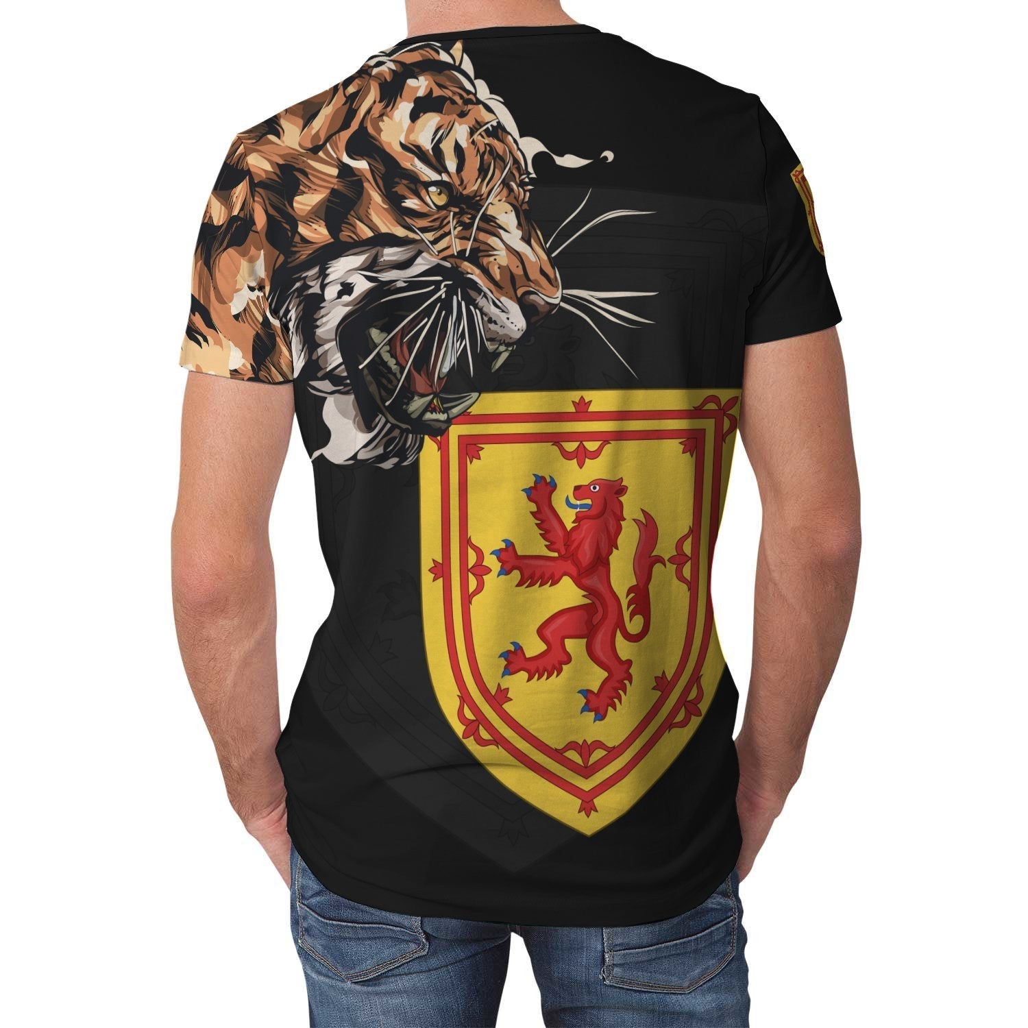 Scotland T shirt Tiger - Special Version - Vibe Hoodie Shop